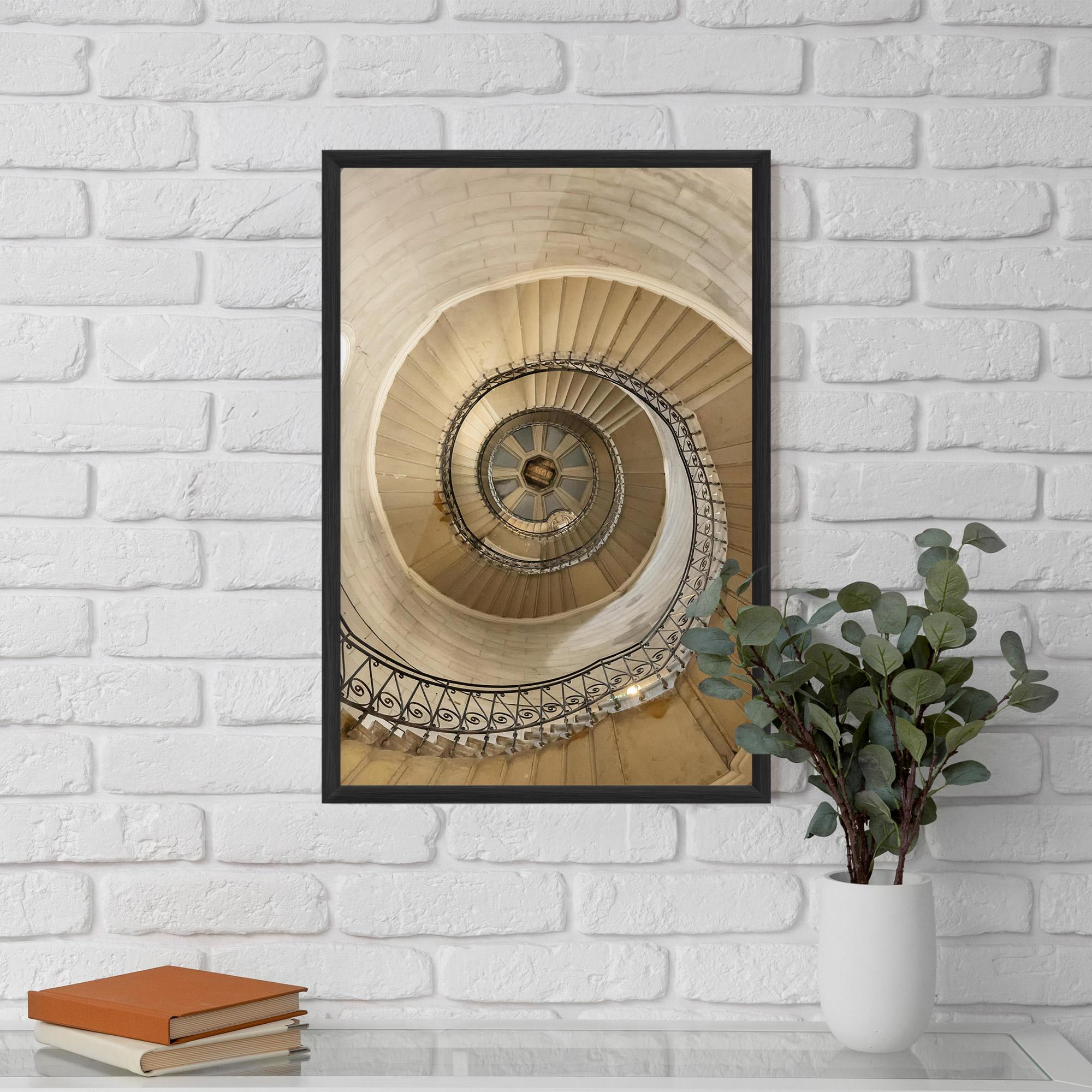 Keretezett Poszter Cream Down Stairs mockup 5