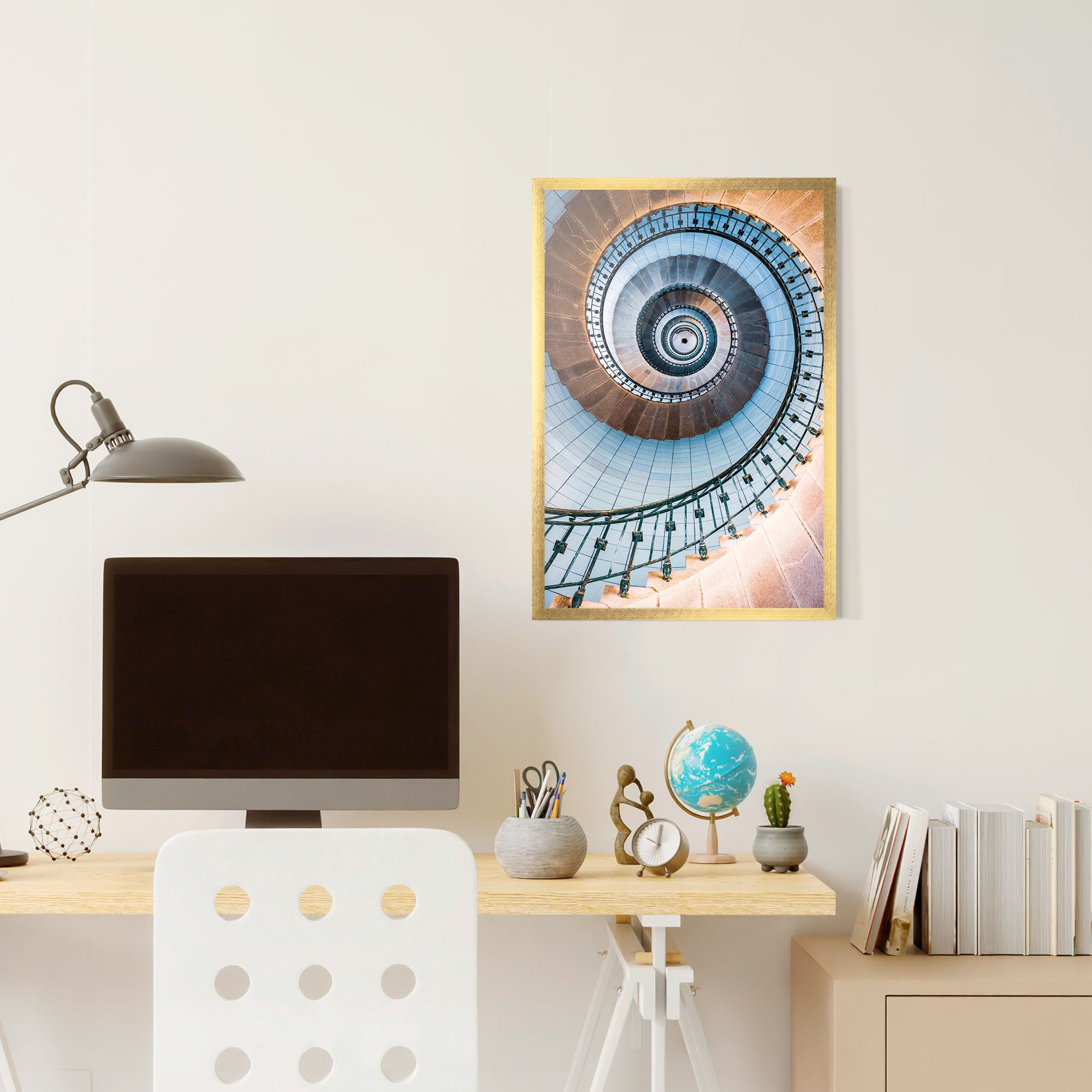 Blue Opaline Stairs mockup 6