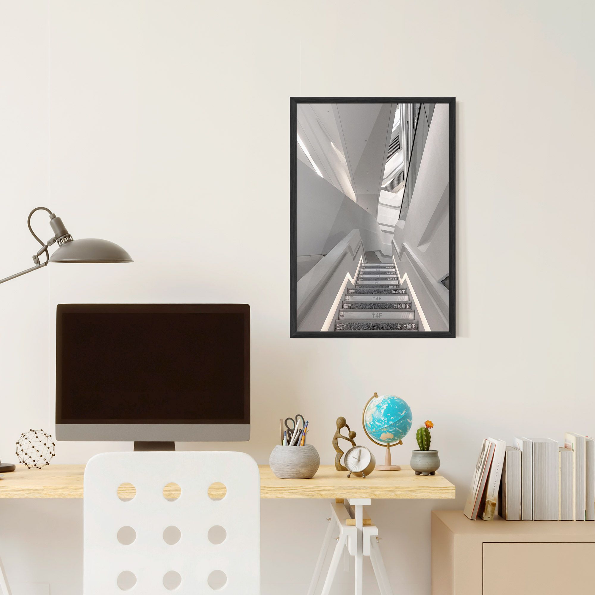 White Line Stairs mockup 6