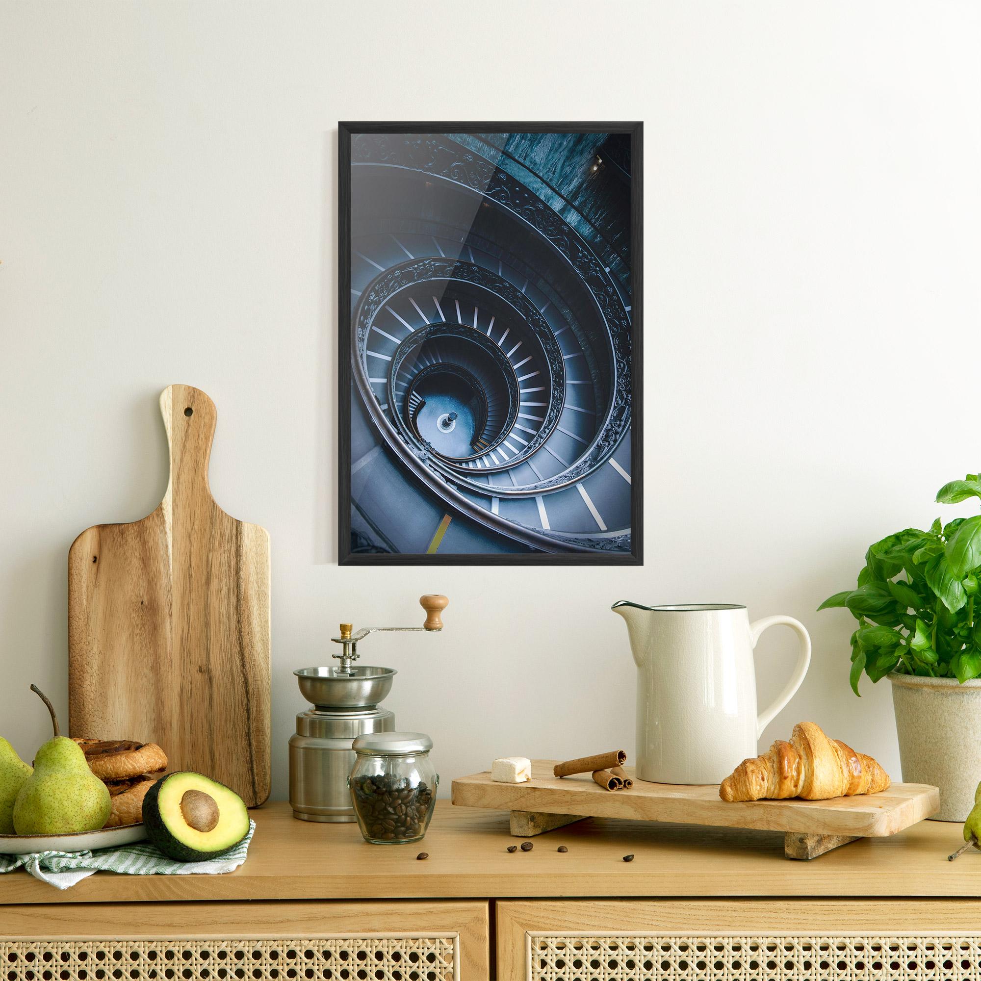 Keretezett Poszter Spiral Museum mockup 8