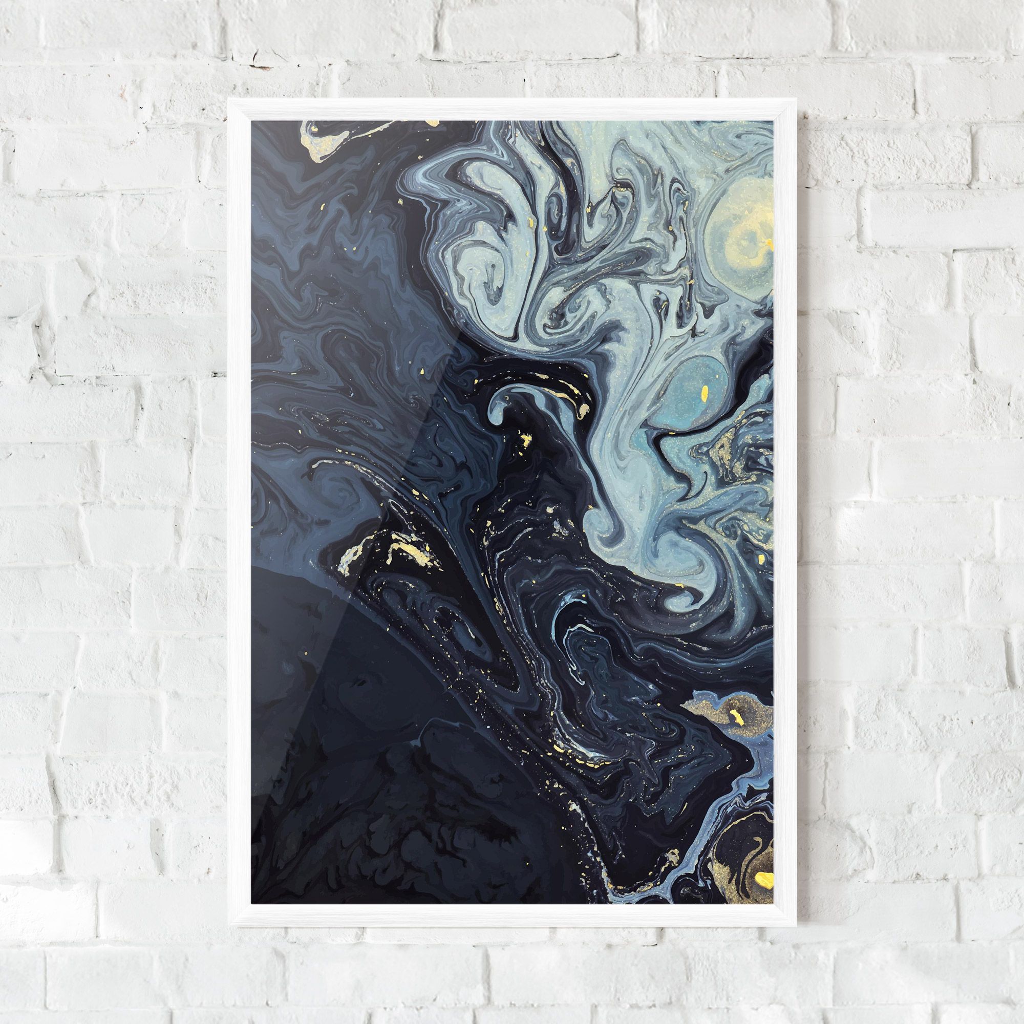 Dark Blue Painting mockup 0