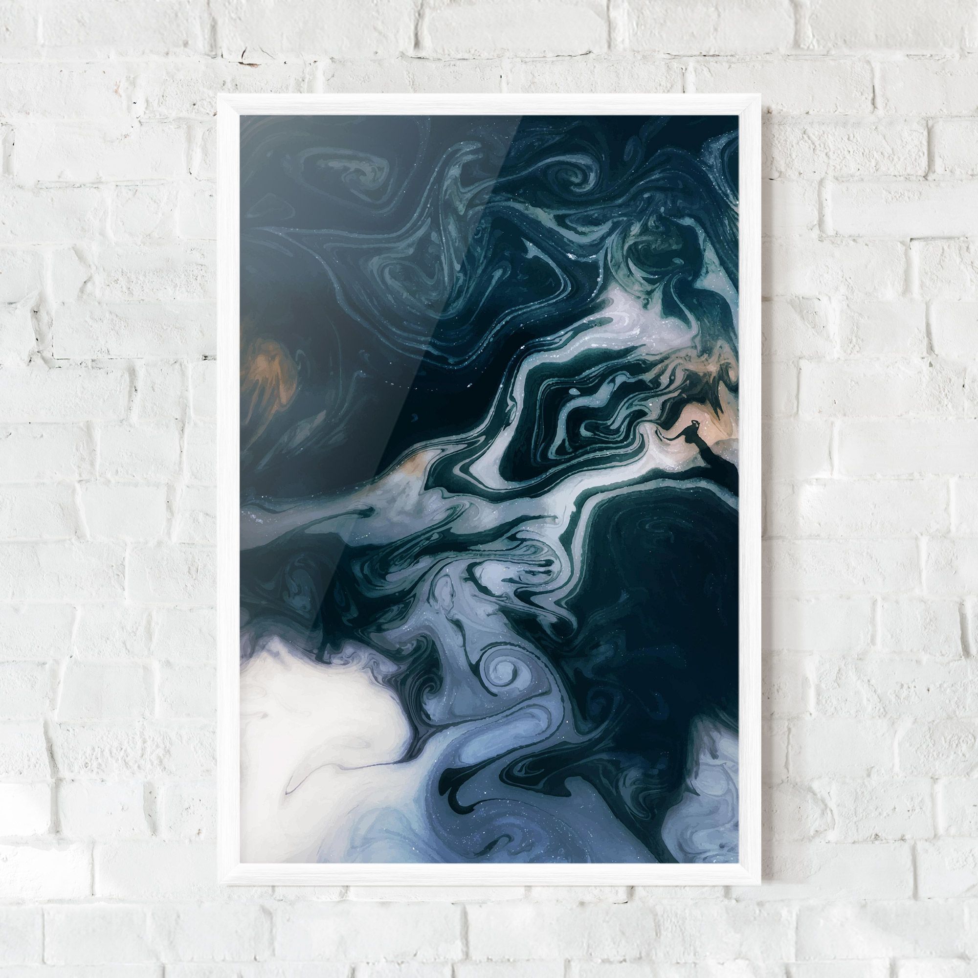 Dark Blue With White mockup 0