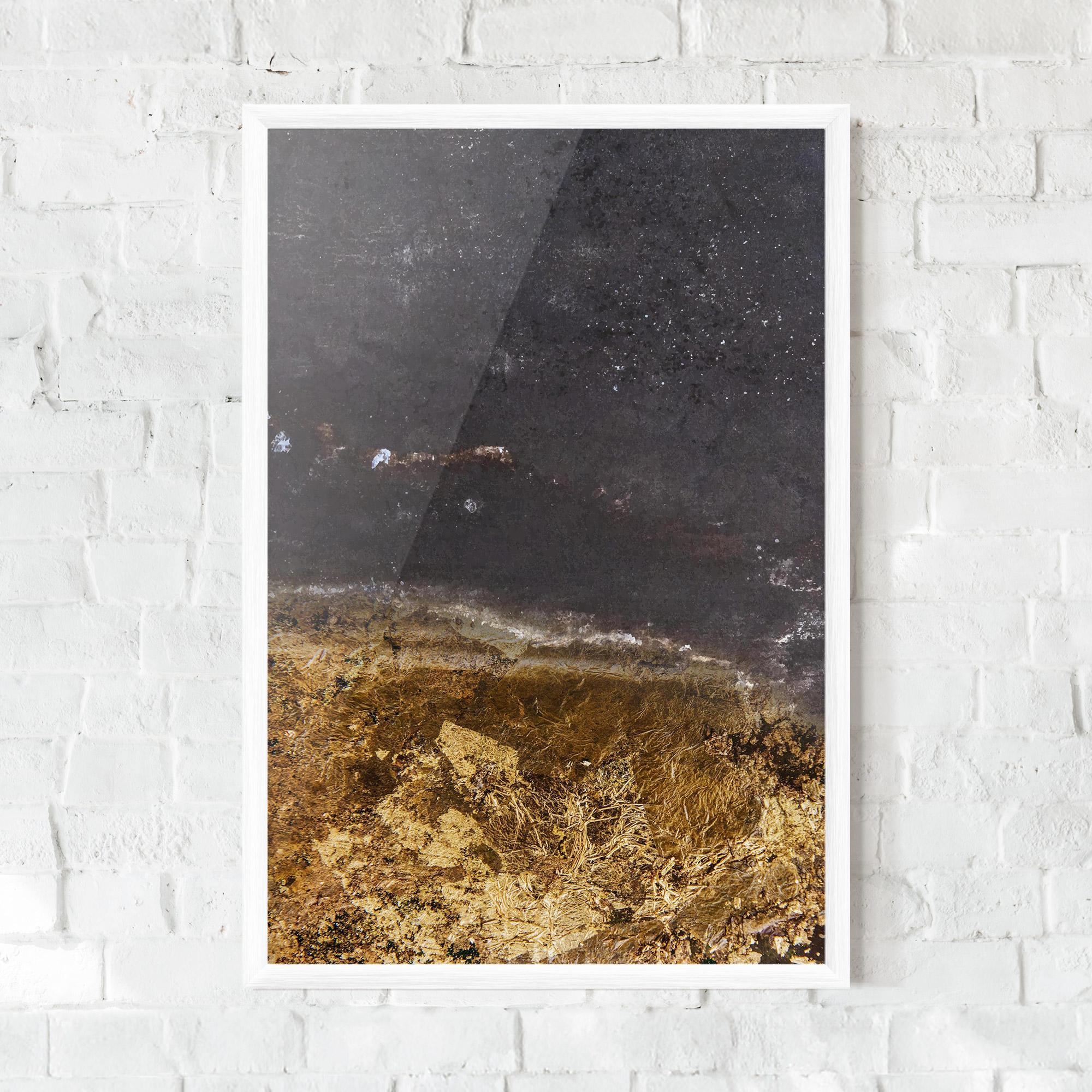 Keretezett Poszter Gold Dark Grey mockup 0