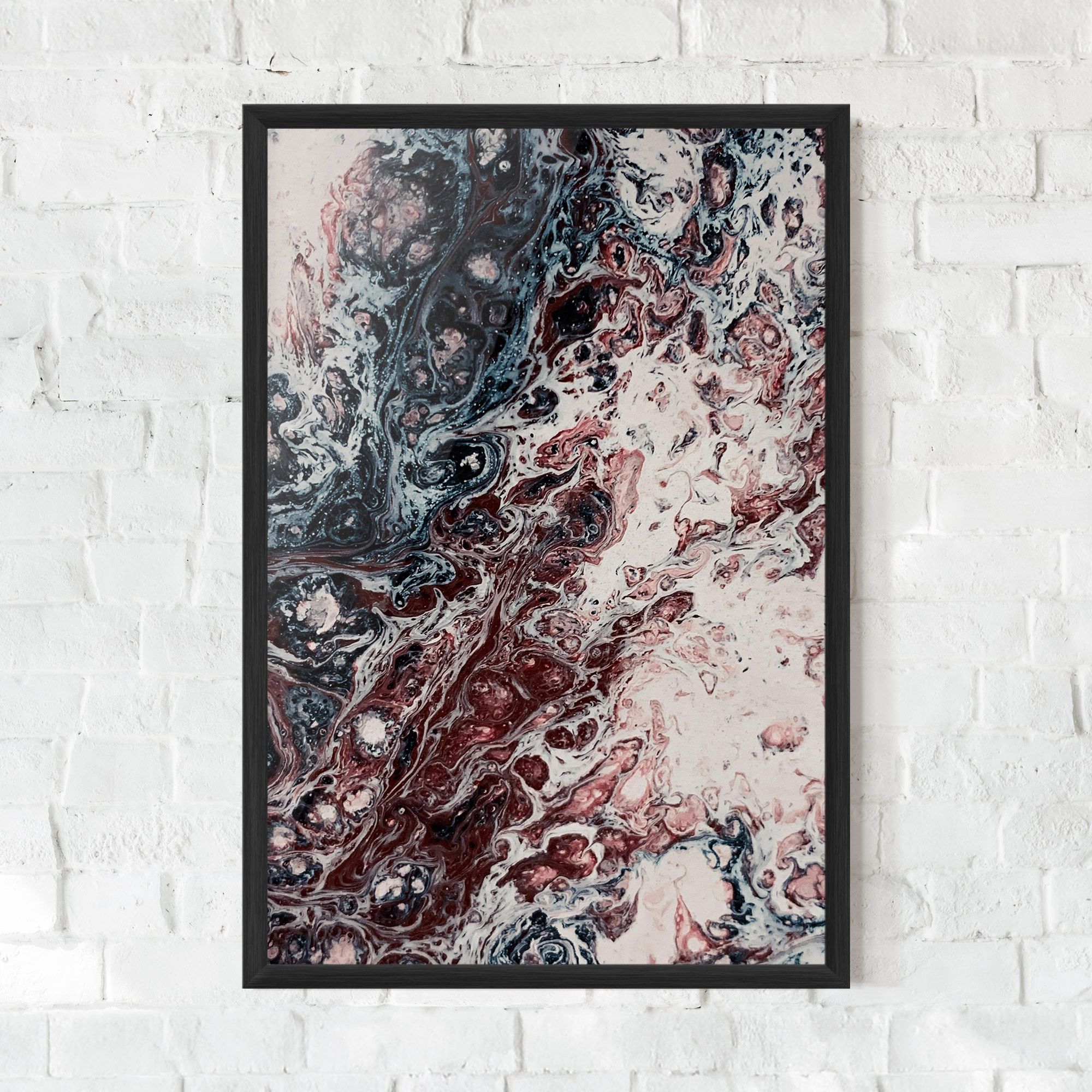 Abstract Dark Red mockup 0