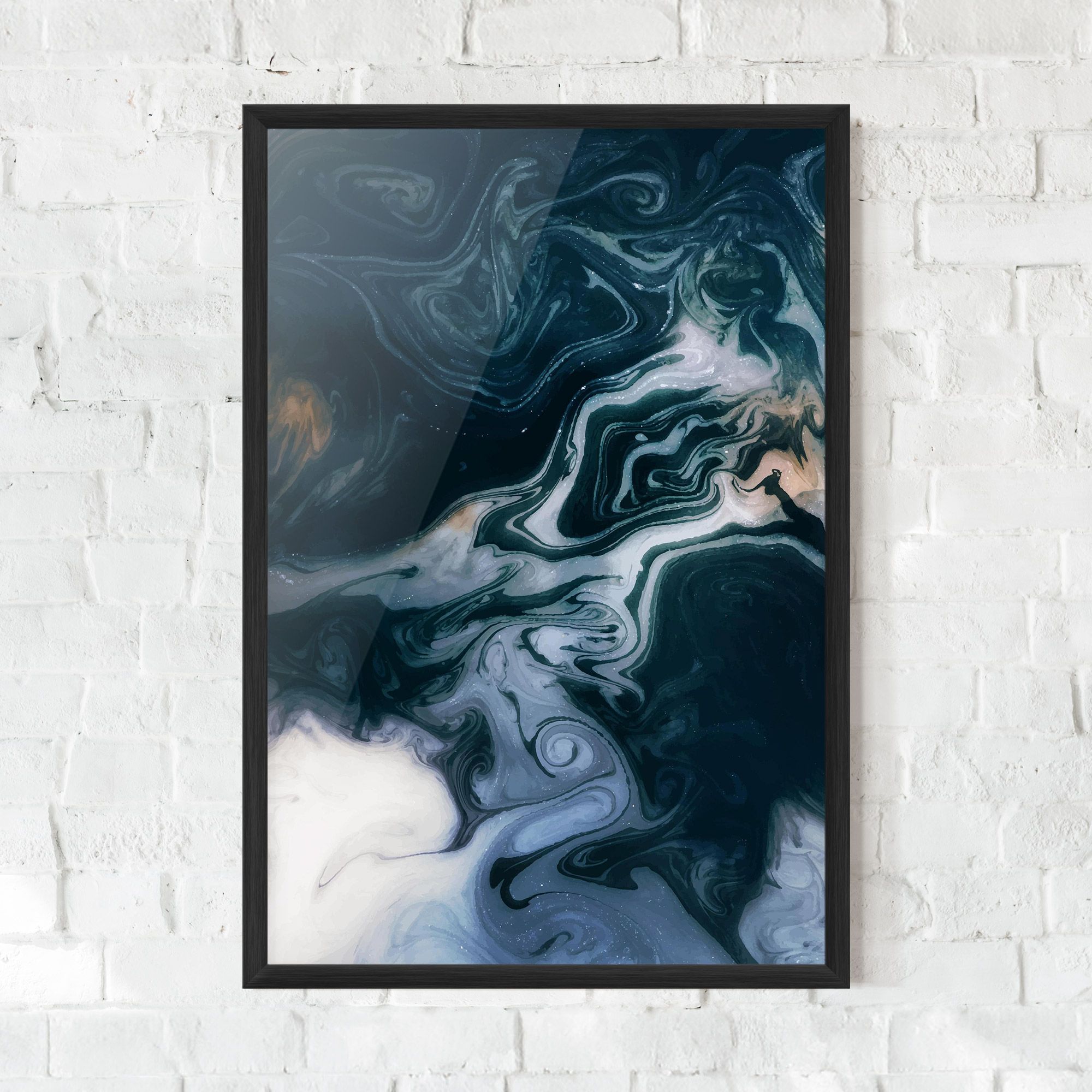 Dark Blue With White mockup 0