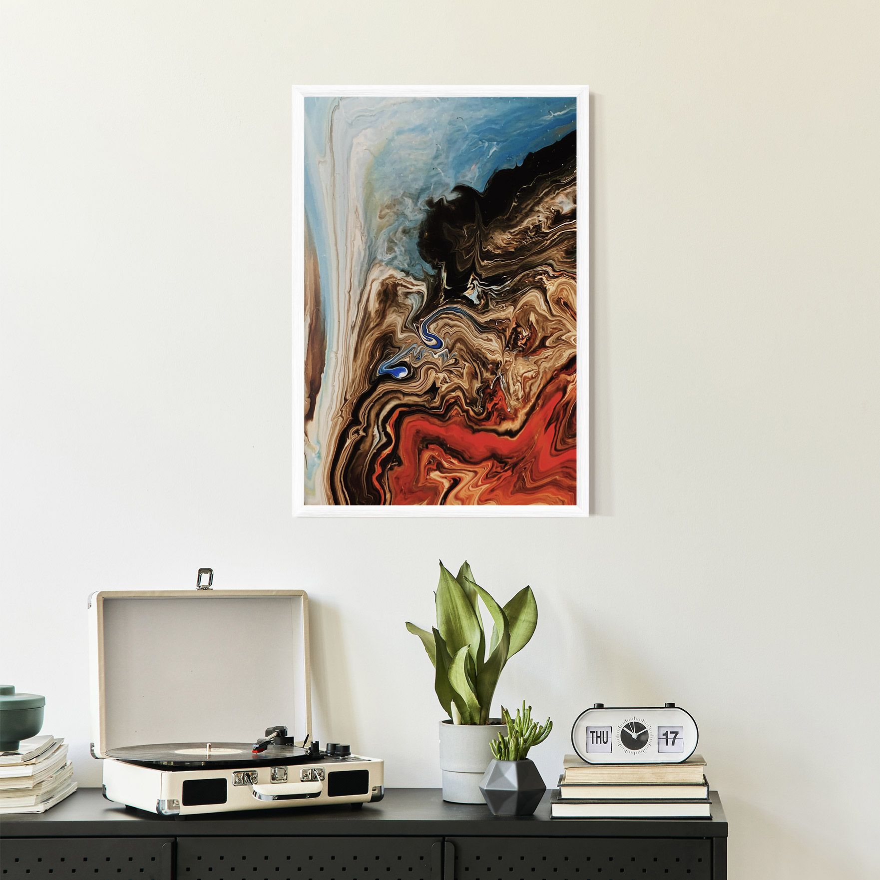 Abstract Waterfall mockup 2