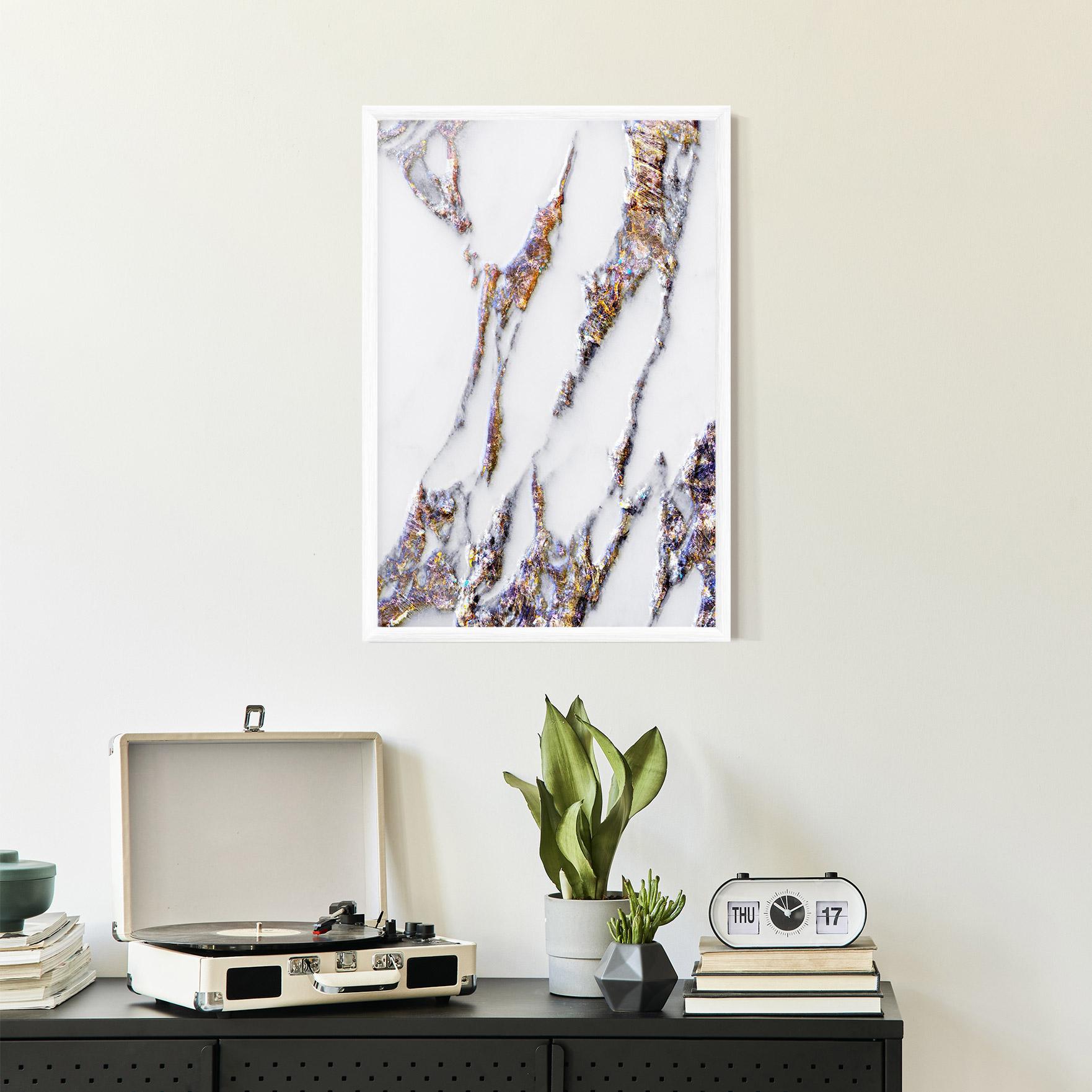 Keretezett Poszter Beautiful Color Marble mockup 2