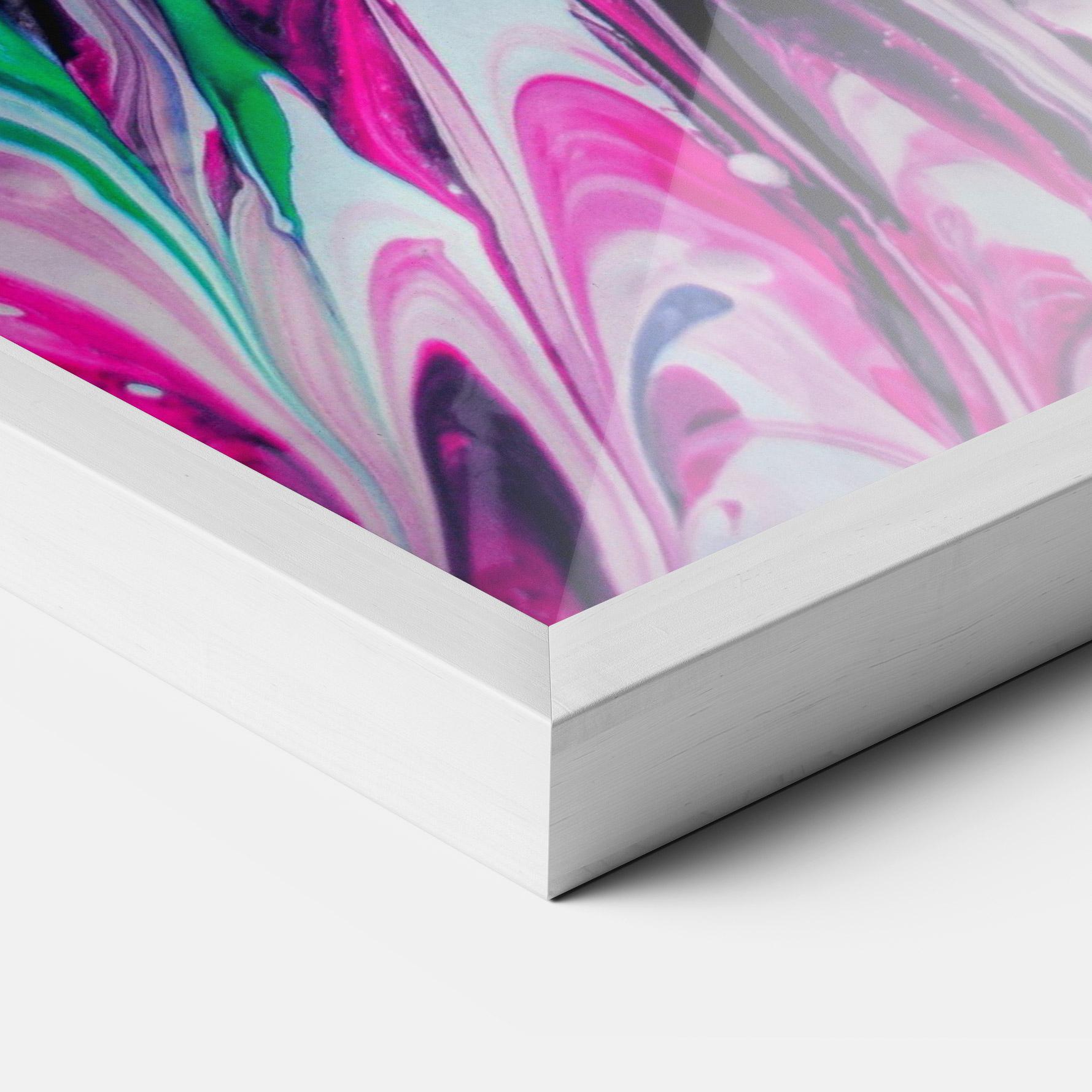 Keretezett Poszter Abstract Rose Colours mockup 3