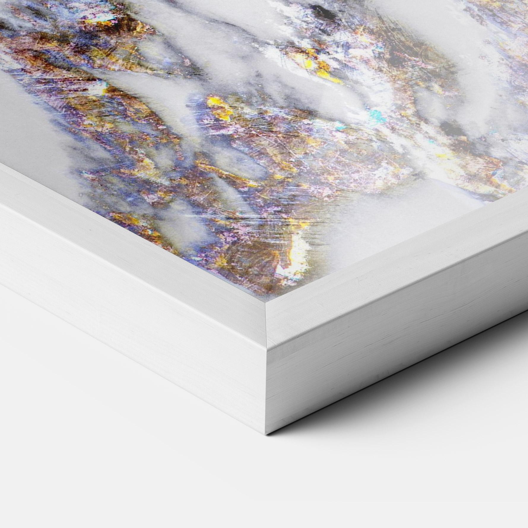 Keretezett Poszter Beautiful Color Marble mockup 3