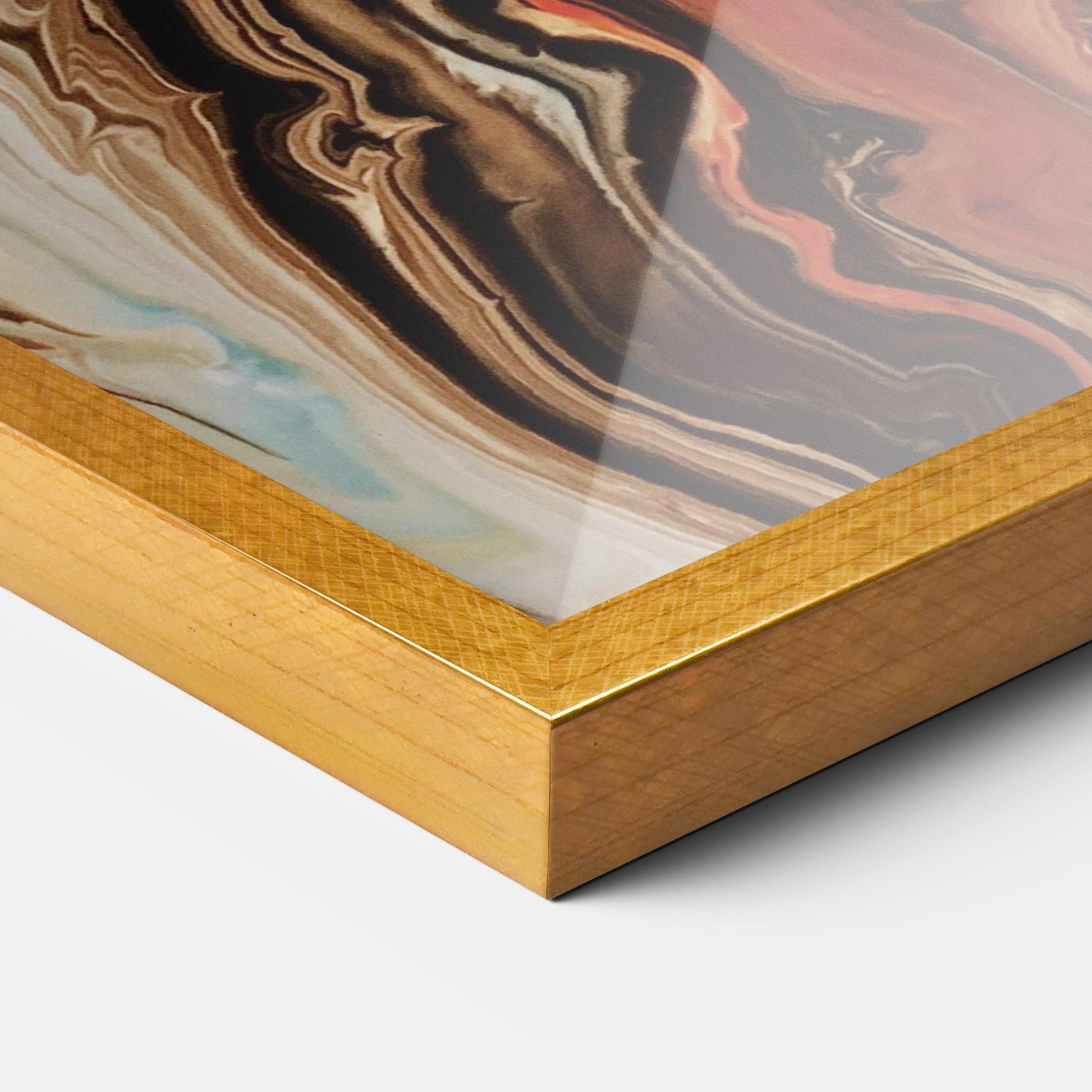 Keretezett Poszter Abstract Waterfall mockup 3