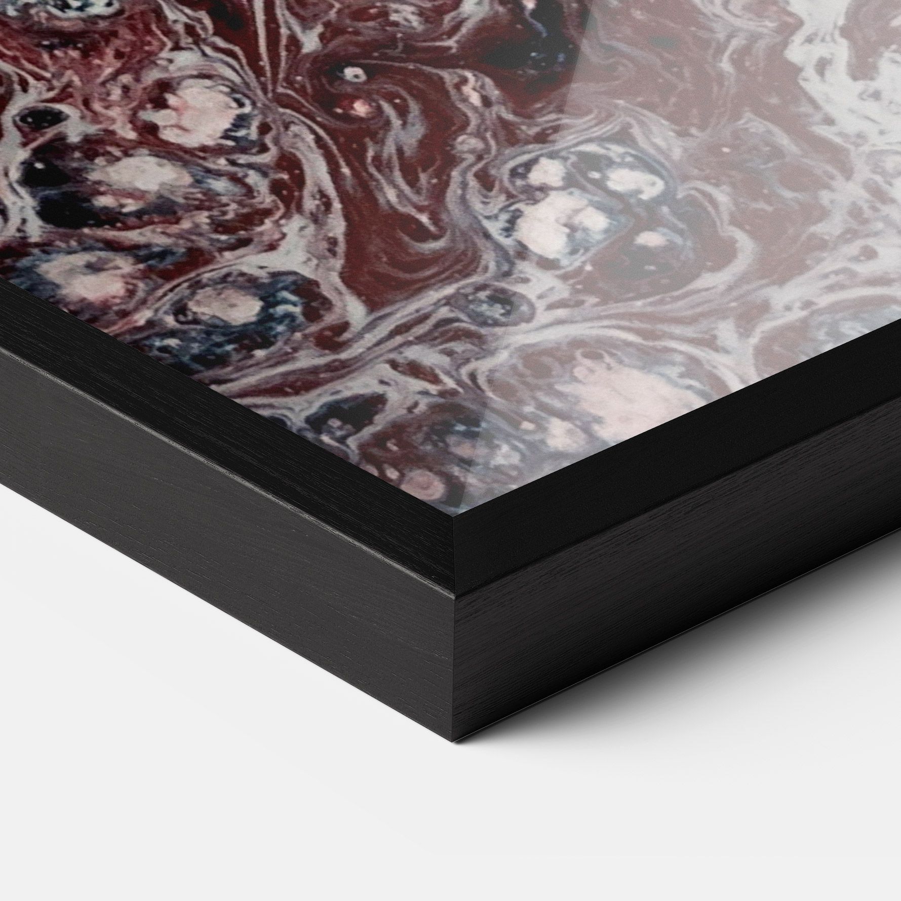 Abstract Dark Red mockup 3