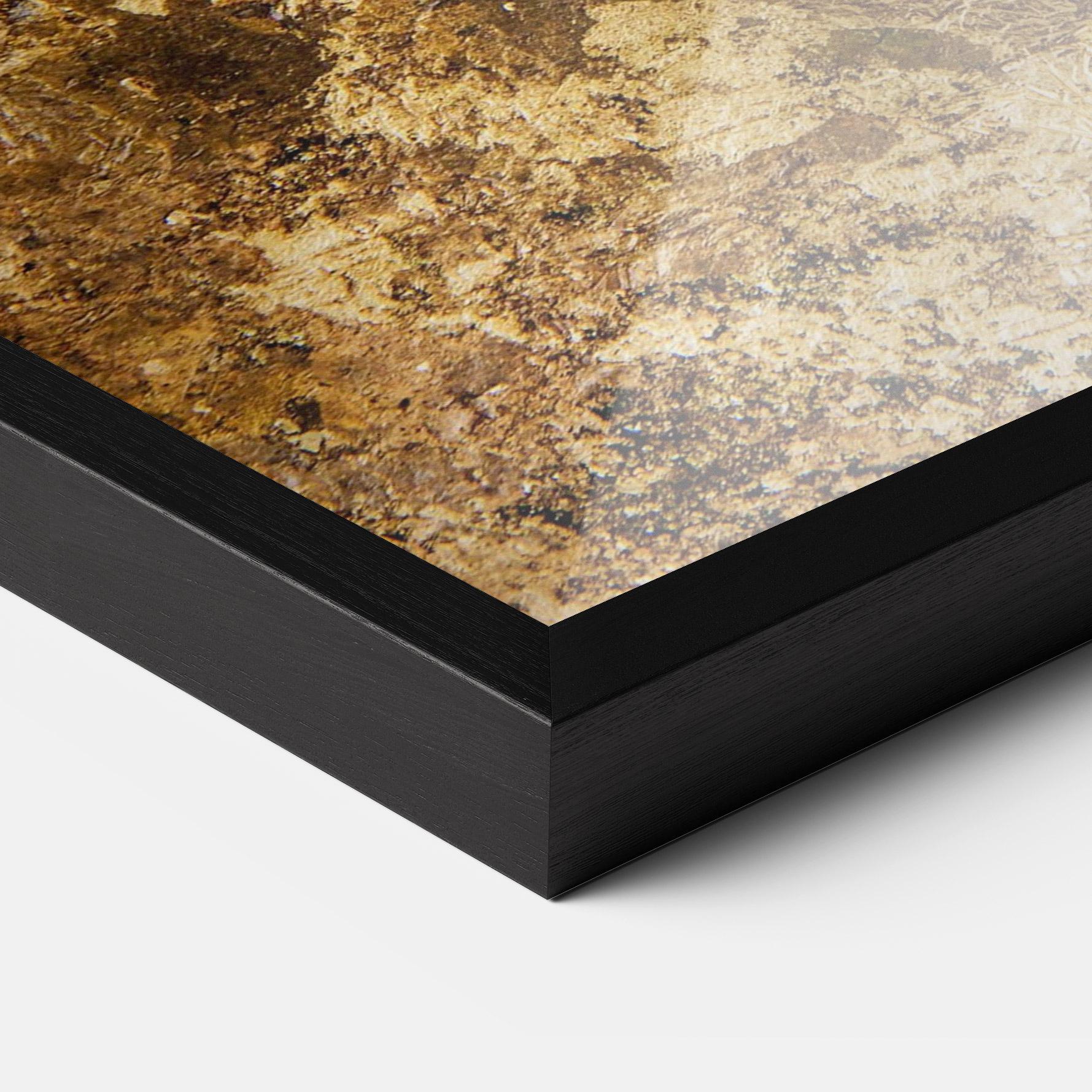 Keretezett Poszter Gold Dark Grey mockup 3