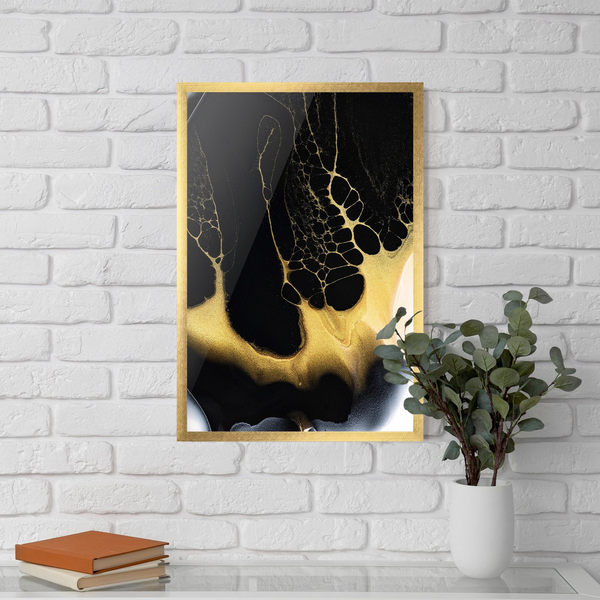 Black Golden Marble mockup 5