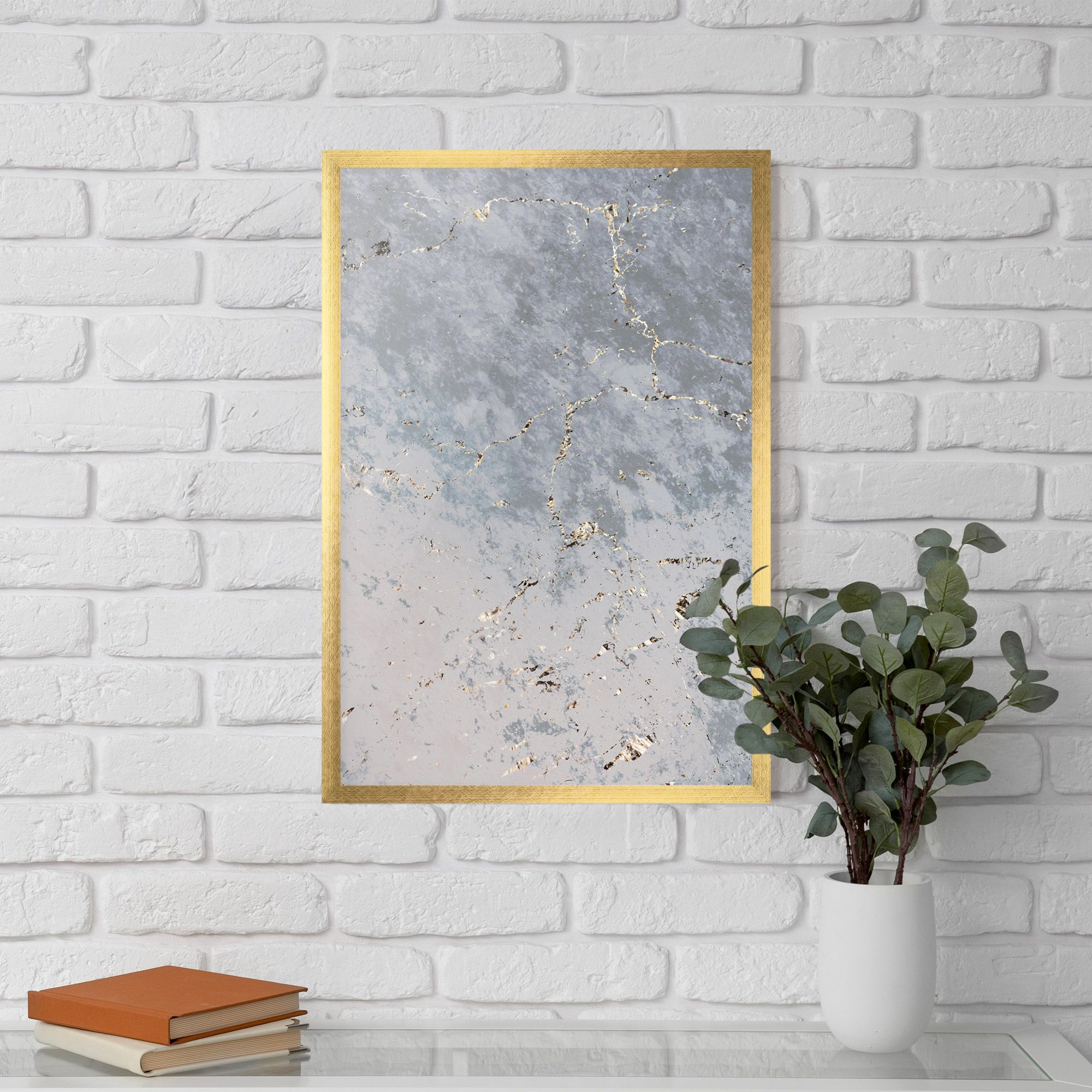 Light Blue Golden Lines mockup 5