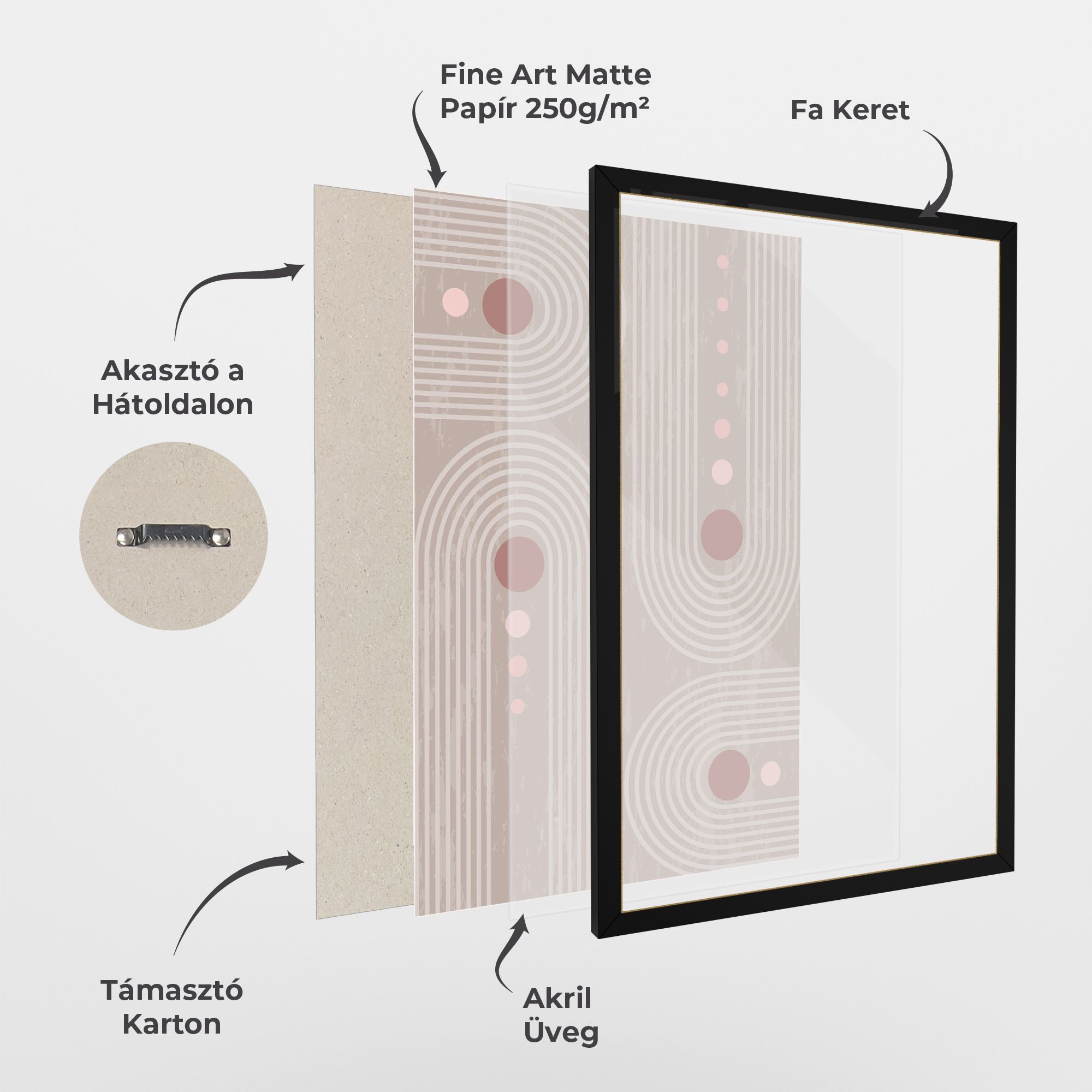 Pink Circle On Cream mockup 1