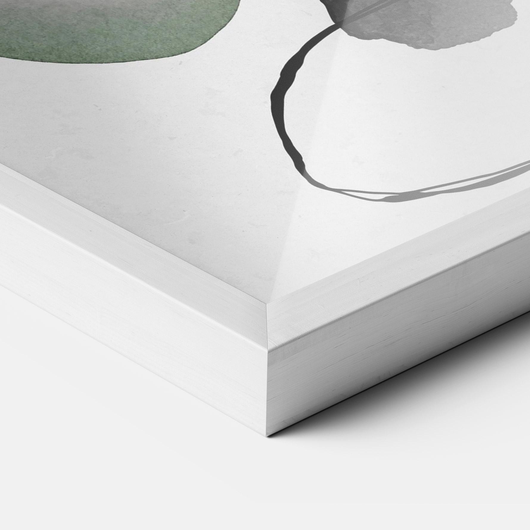 Keretezett Poszter Green Watercolor mockup 3