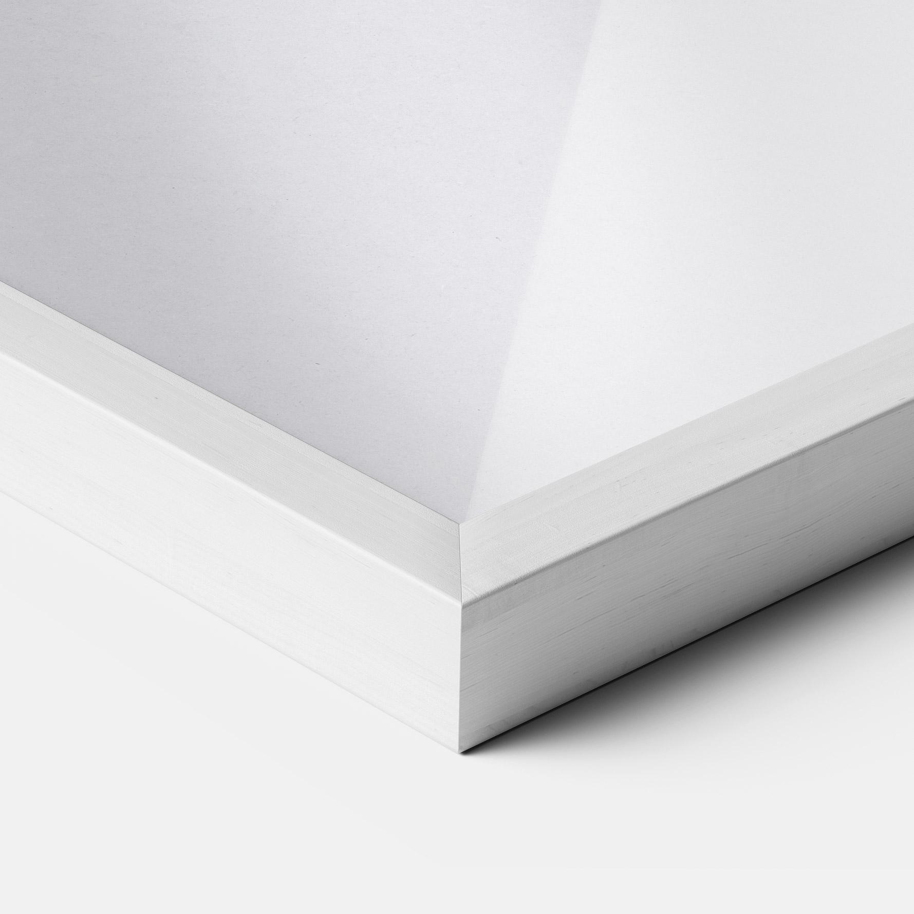 Keretezett Poszter Grey Orange Shape mockup 3