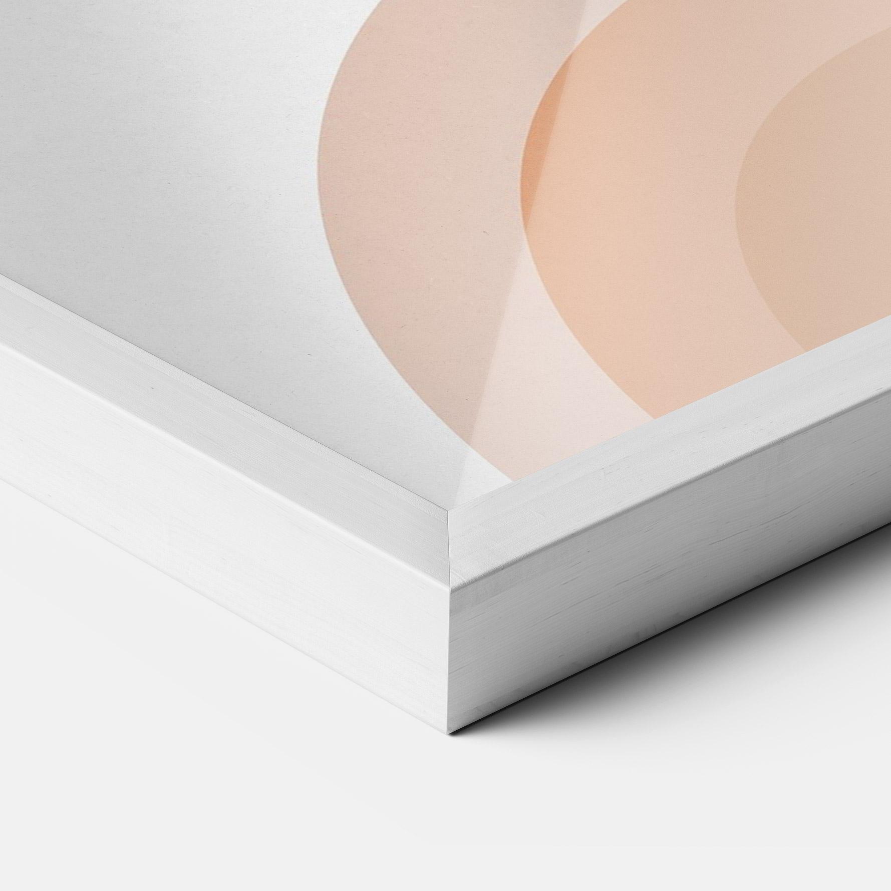 Keretezett Poszter Plant Orange Circle mockup 3