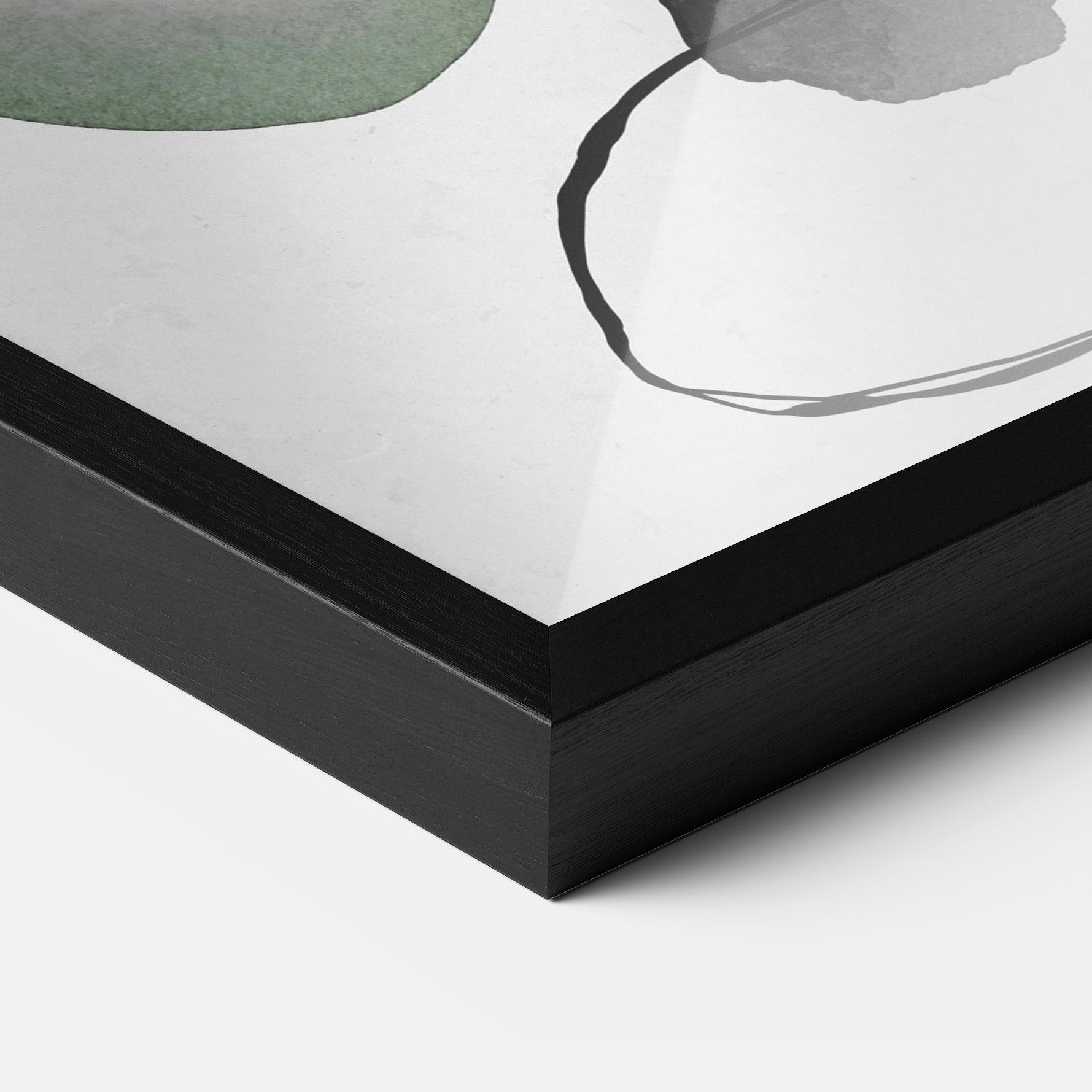 Keretezett Poszter Green Watercolor mockup 3