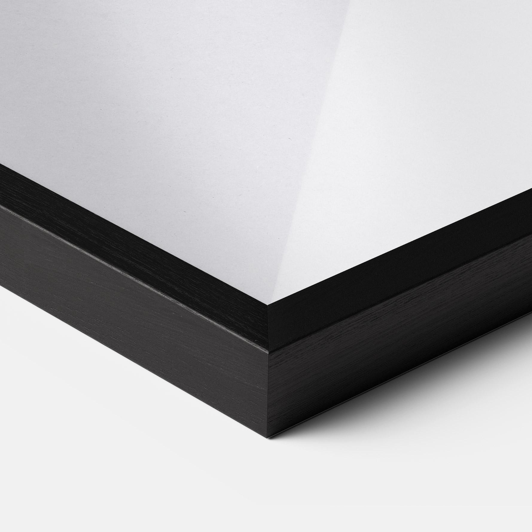 Keretezett Poszter Grey Orange Shape mockup 3