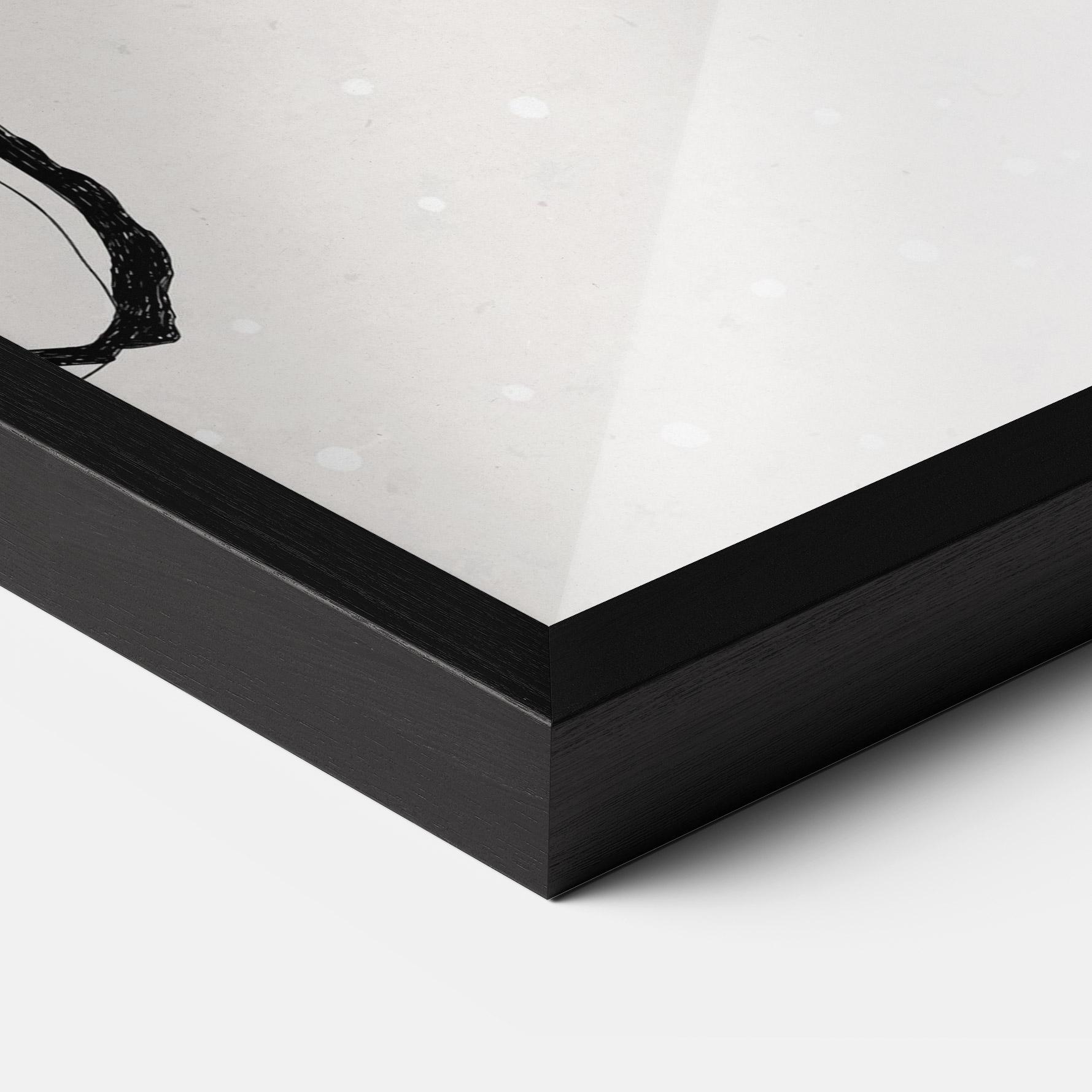 Keretezett Poszter Water Color Art mockup 3