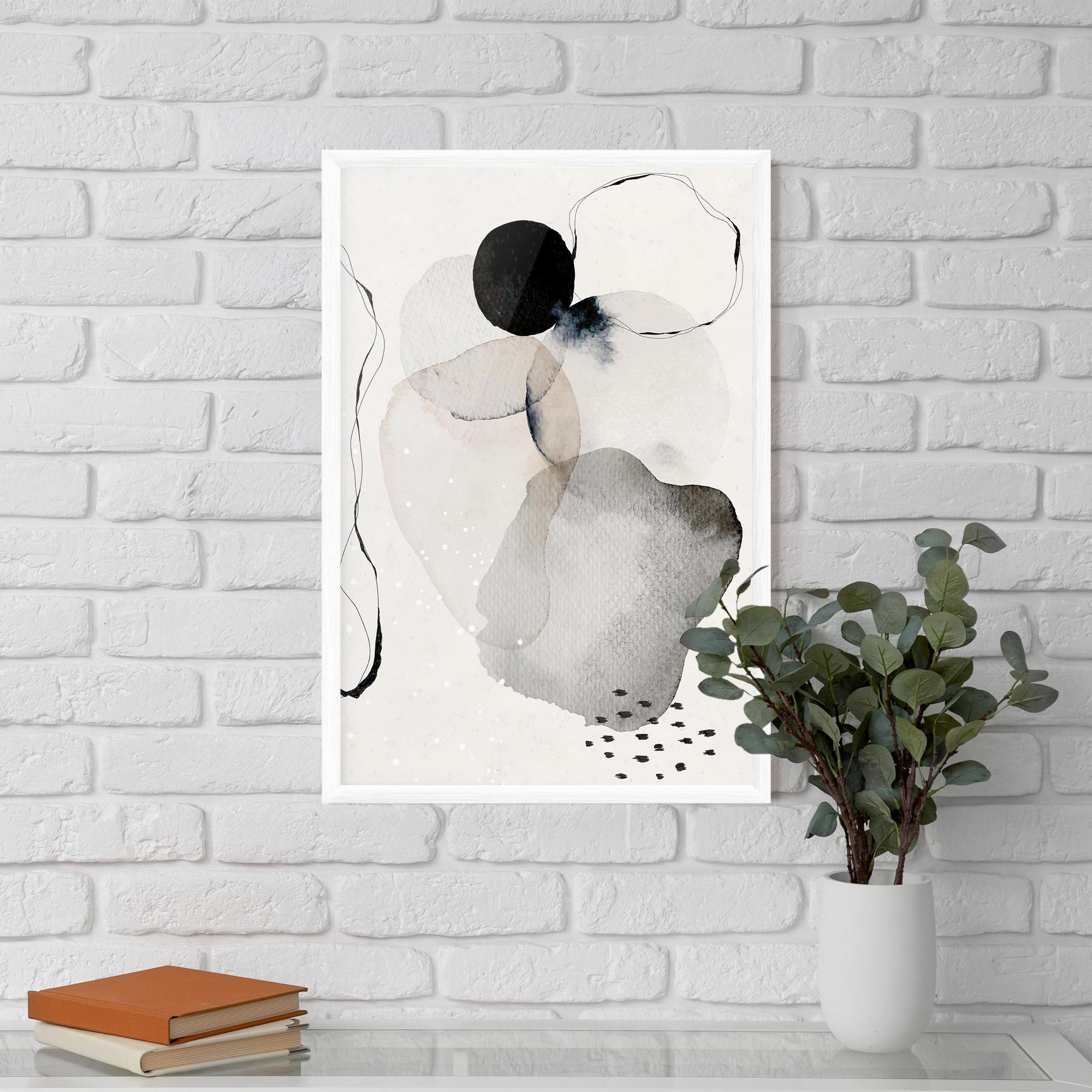 Keretezett Poszter Water Color Art mockup 5