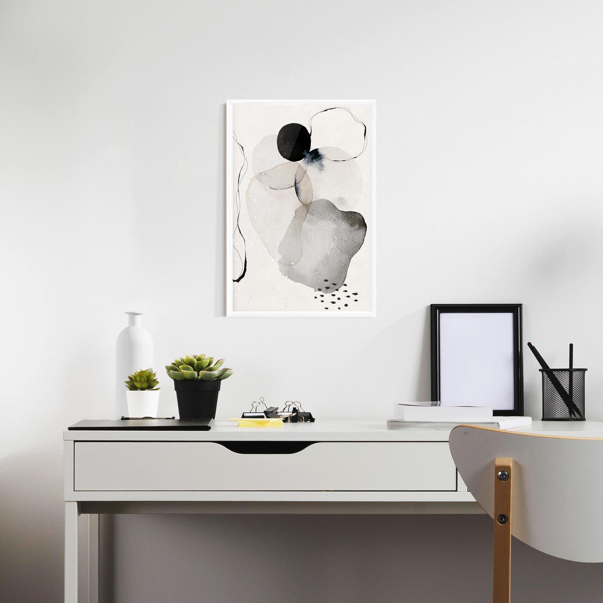 Keretezett Poszter Water Color Art mockup 7