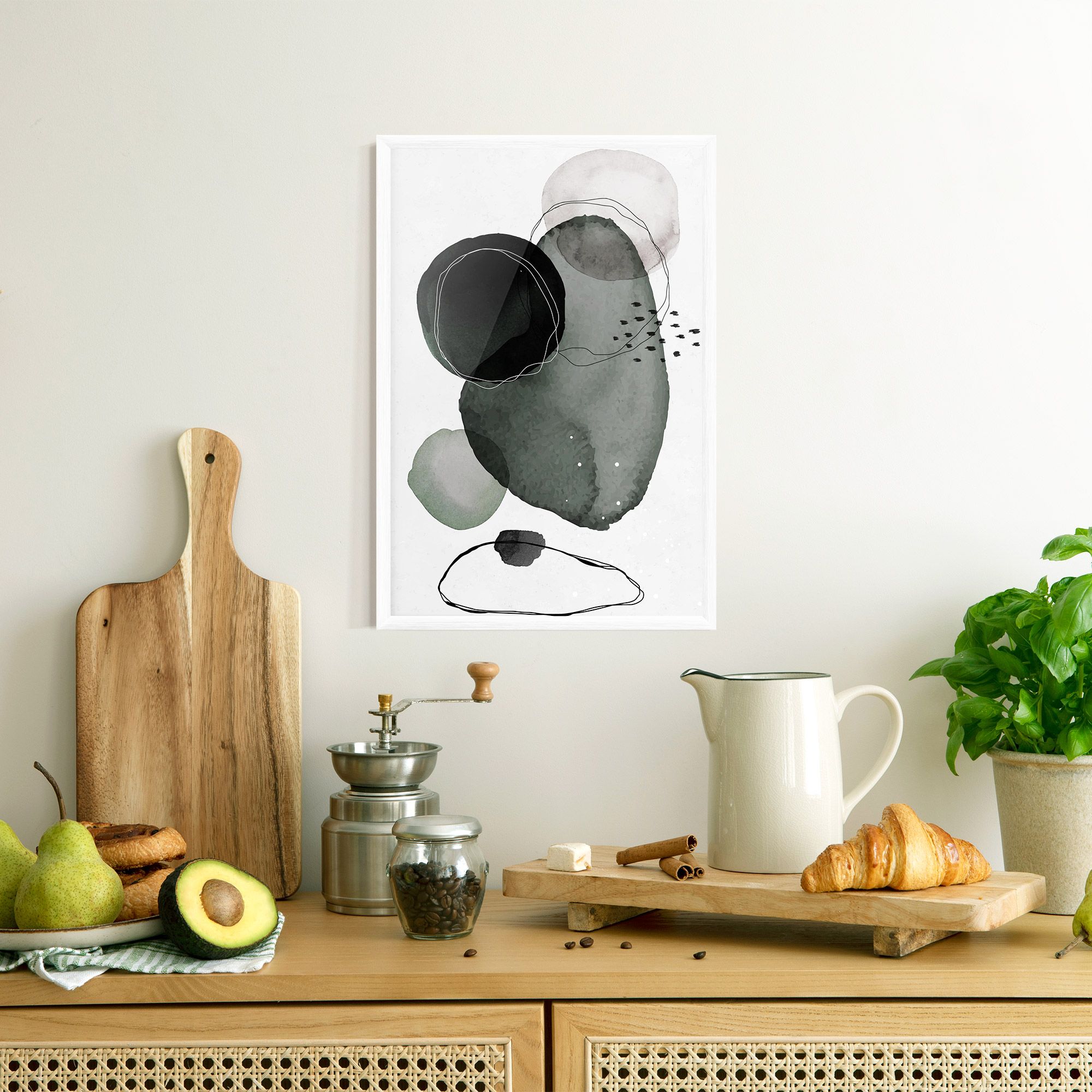 Green Watercolor mockup 8