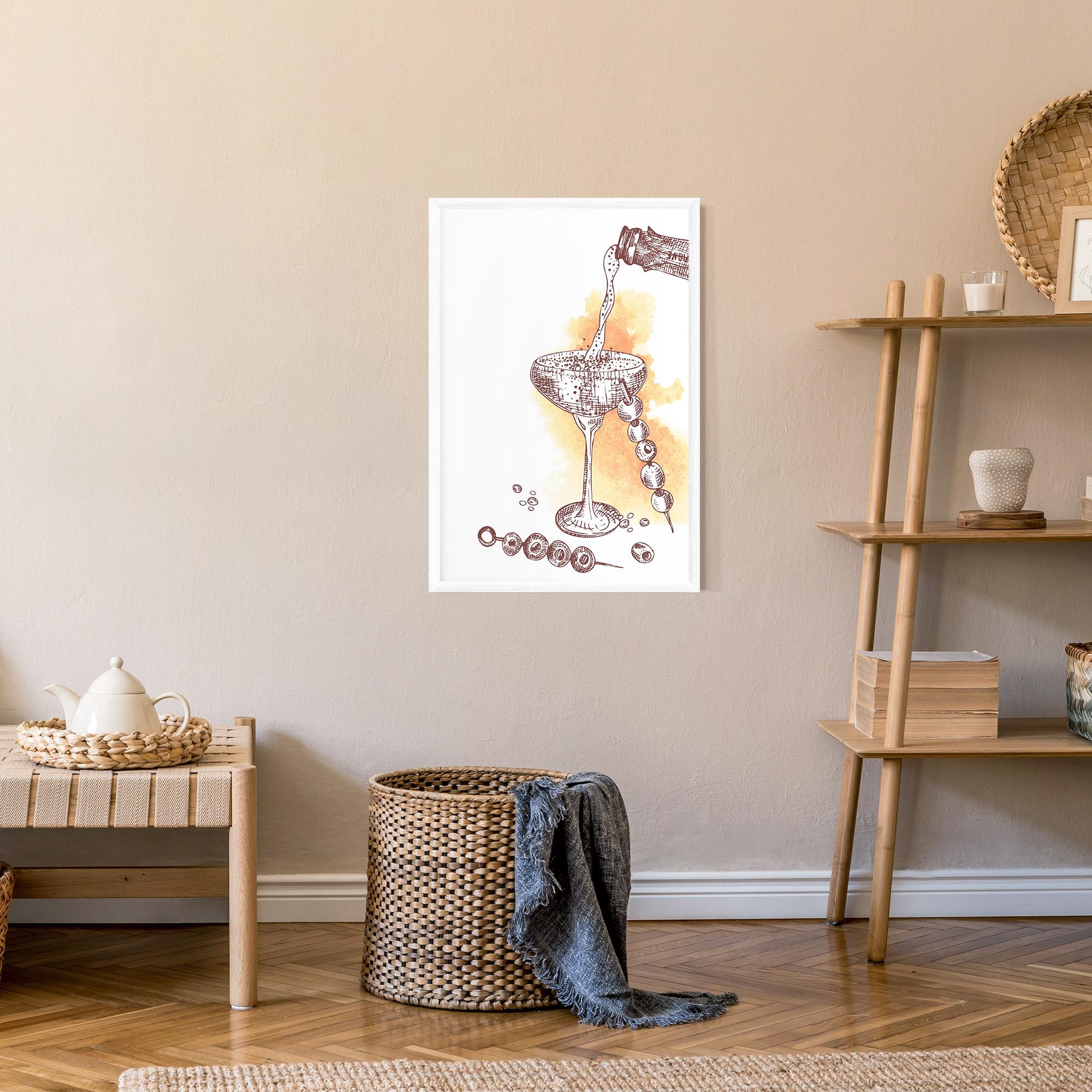 Keretezett Poszter Cocktail mockup 9