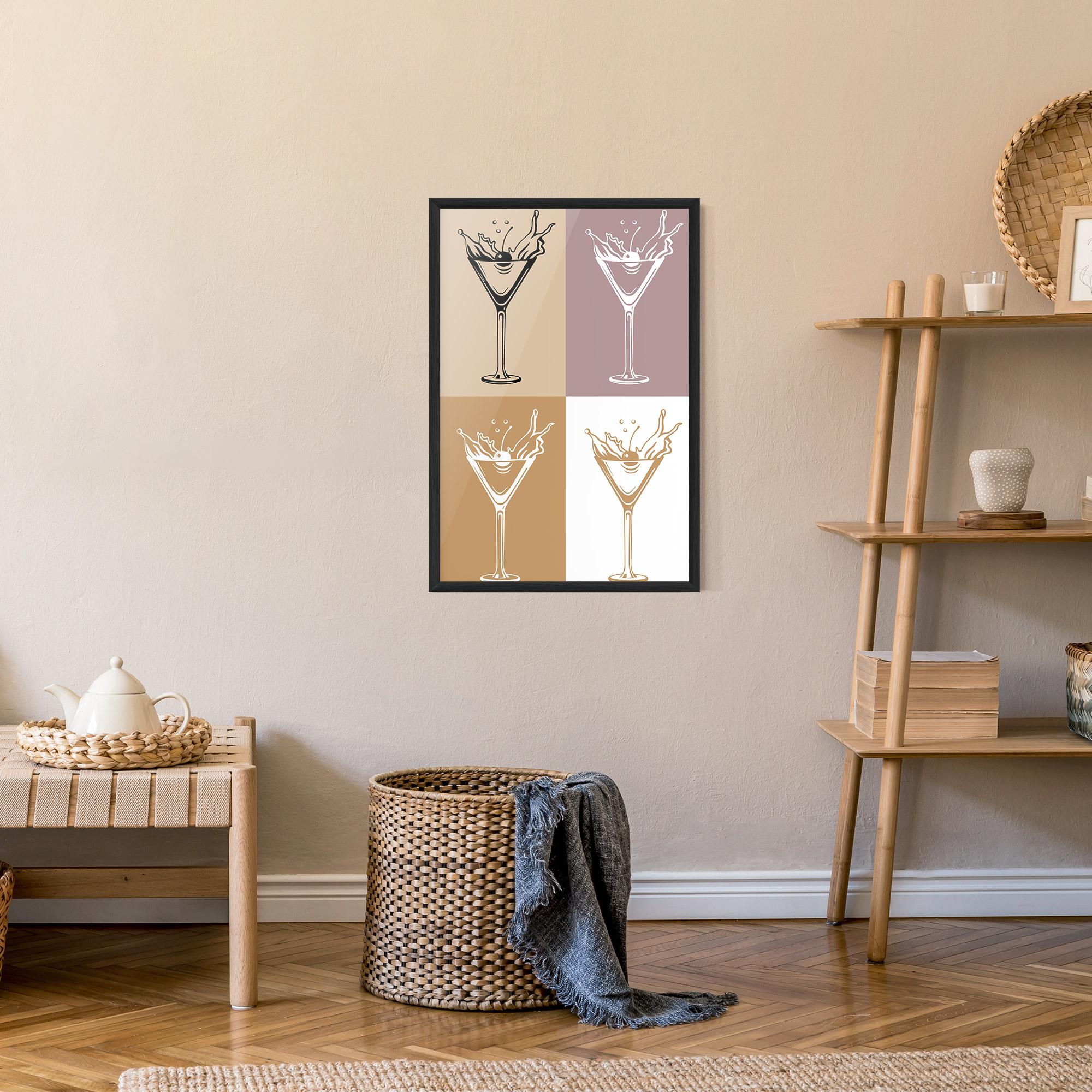 Keretezett Poszter Drinks Mix mockup 9