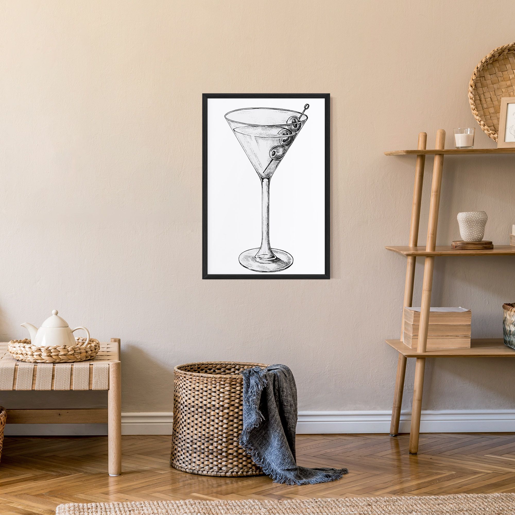 Hand Drawn Glass mockup 9
