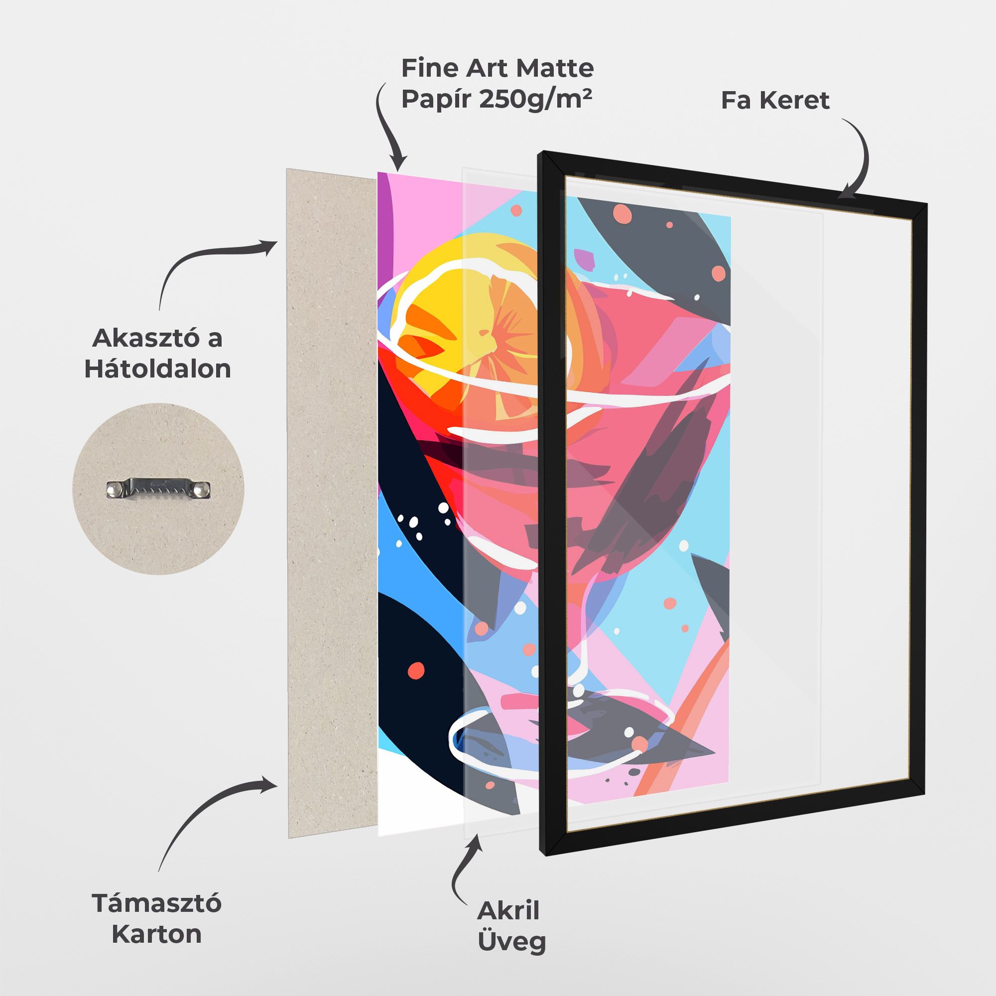 Red Cocktail Art mockup 1