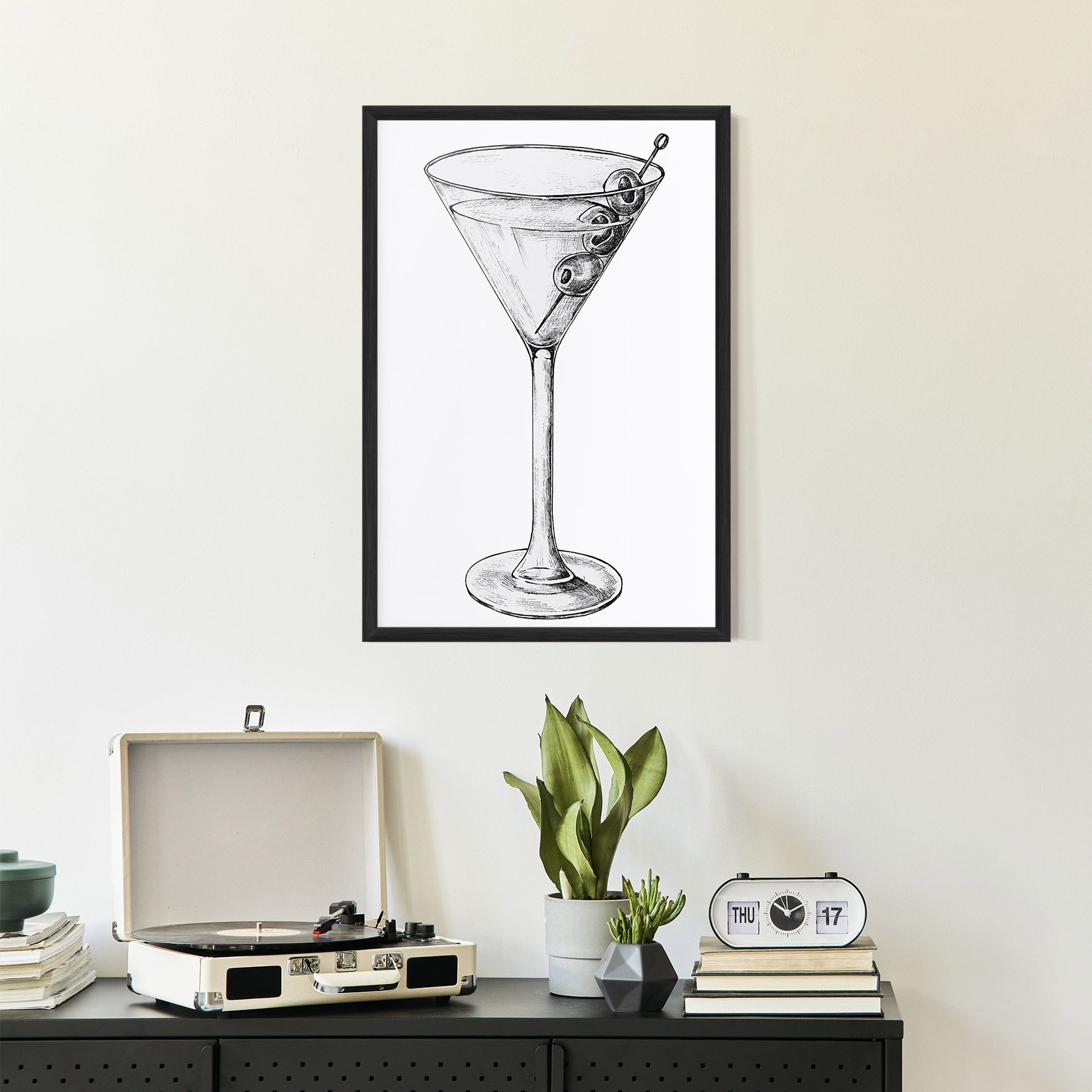 Hand Drawn Glass mockup 2