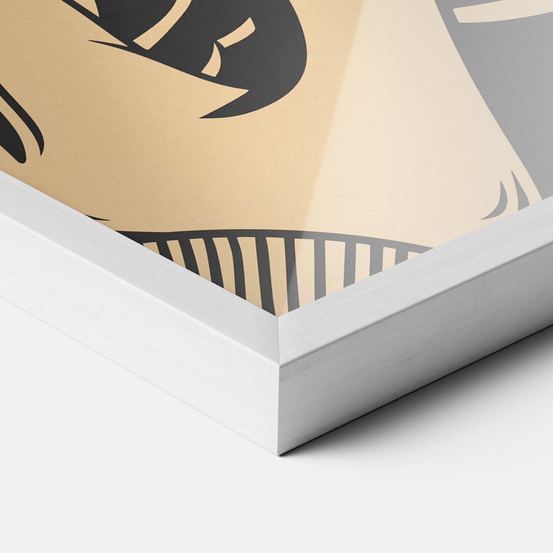 Keretezett Poszter All U Need mockup 3