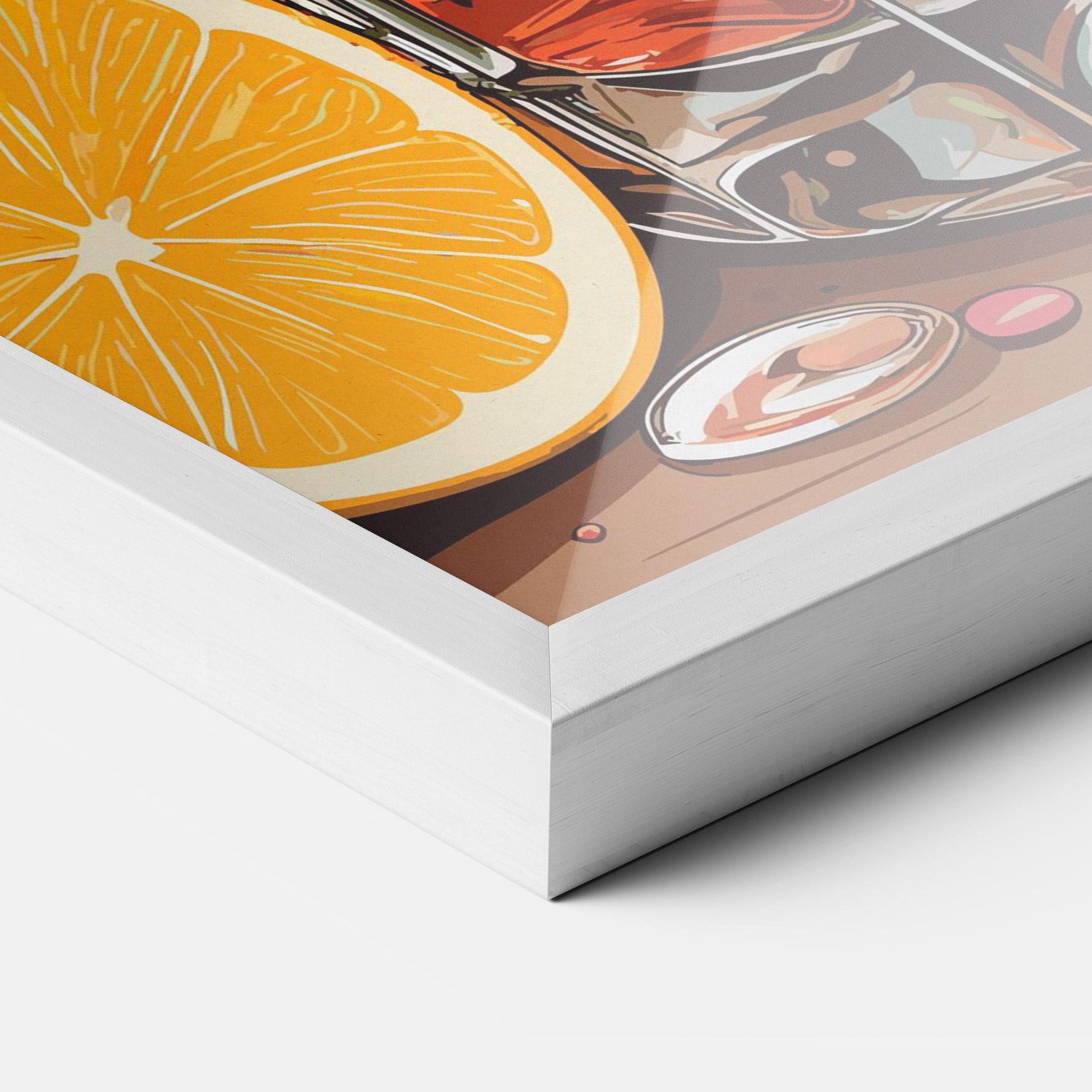 Keretezett Poszter Brown Cocktail mockup 3