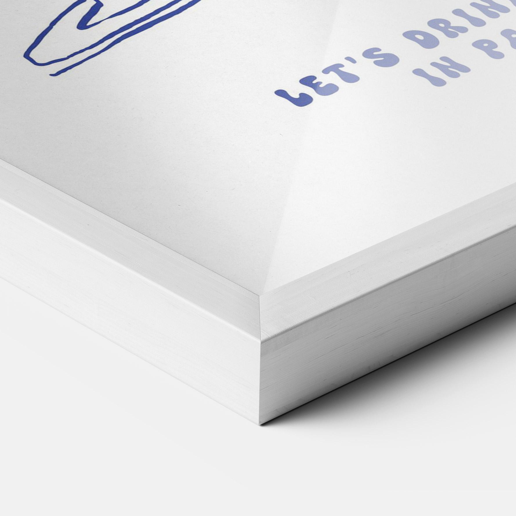 Keretezett Poszter Lets Drink mockup 3