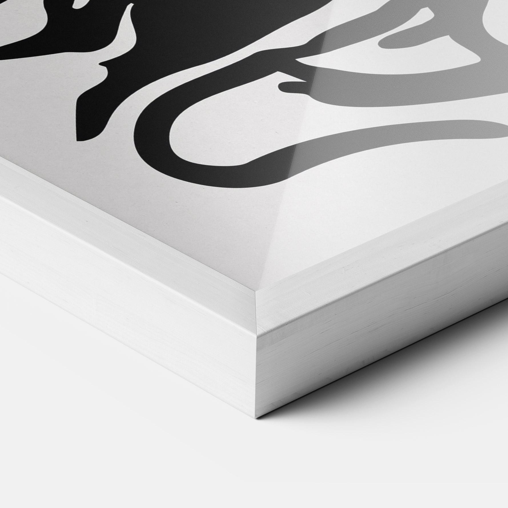 Keretezett Poszter Orange Grey Drink mockup 3