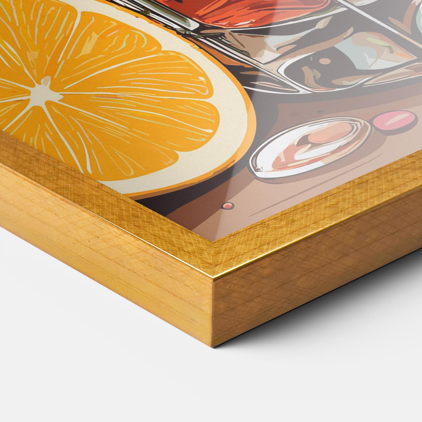 Keretezett Poszter Brown Cocktail mockup 3