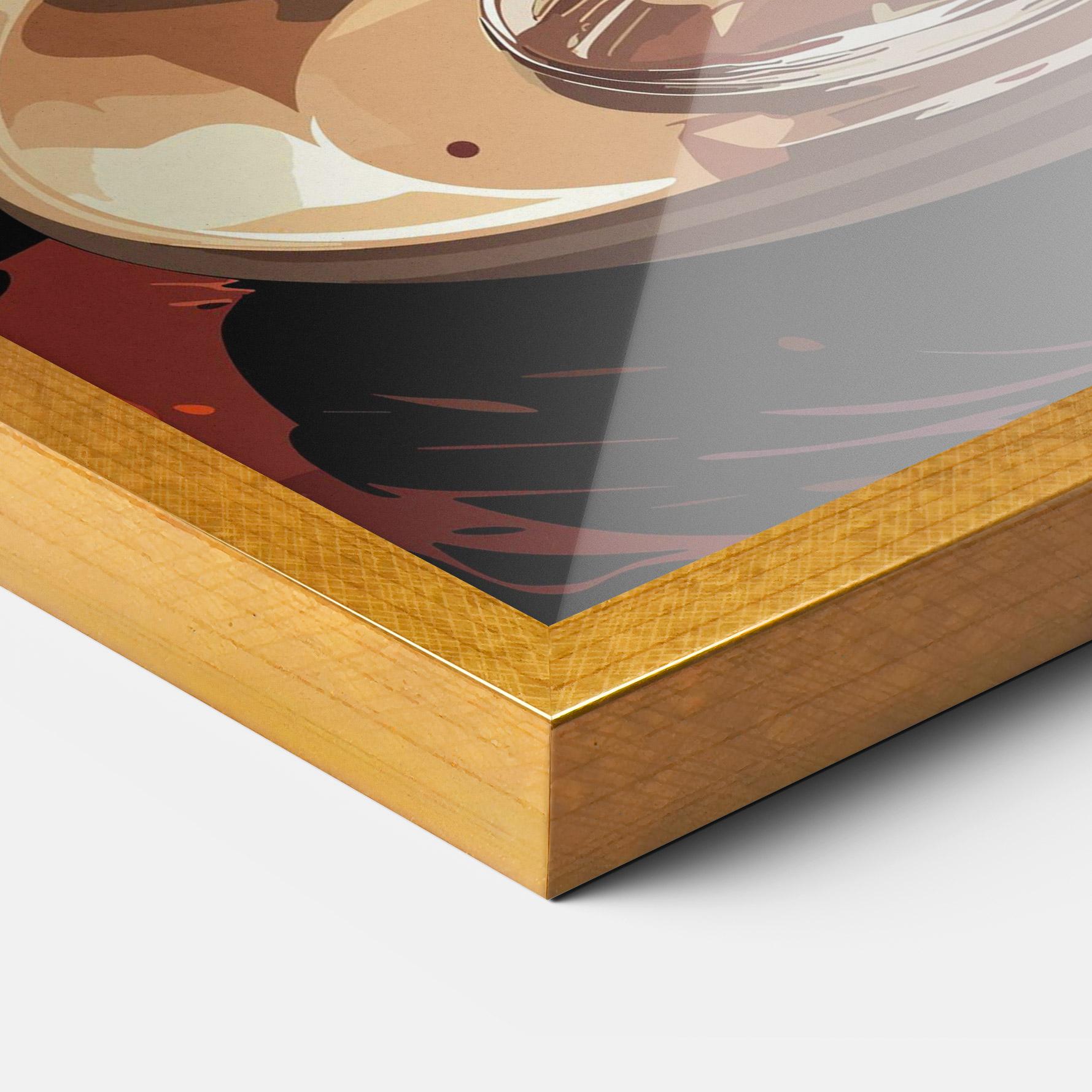 Keretezett Poszter Cocktail Orange mockup 3