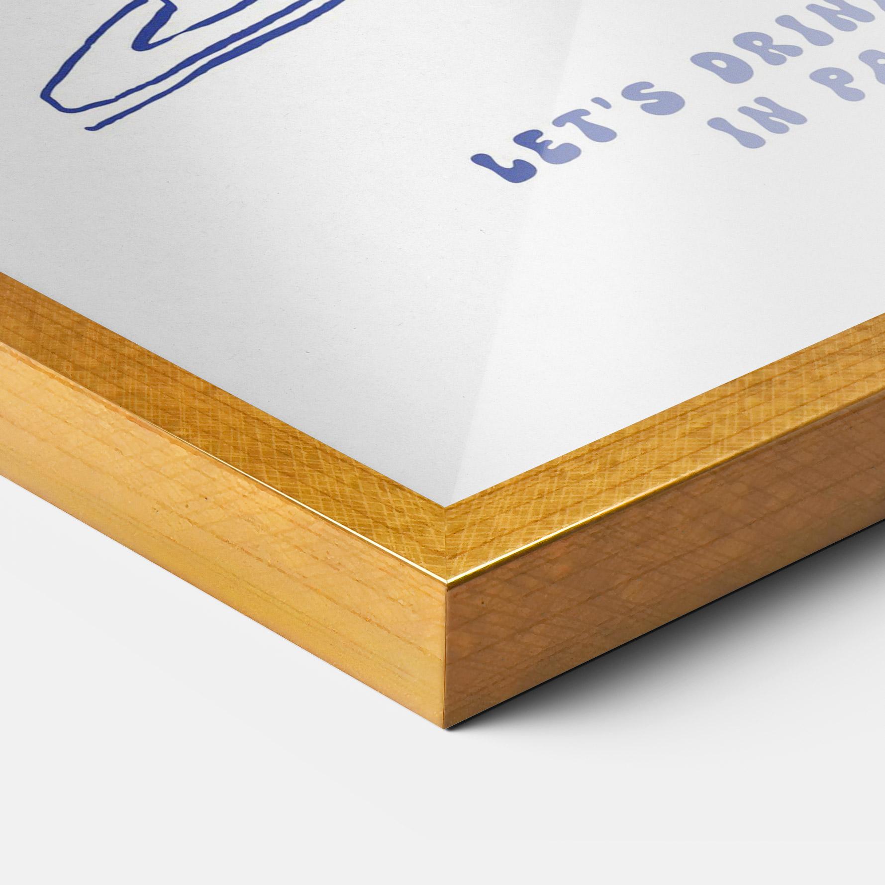 Keretezett Poszter Lets Drink mockup 3