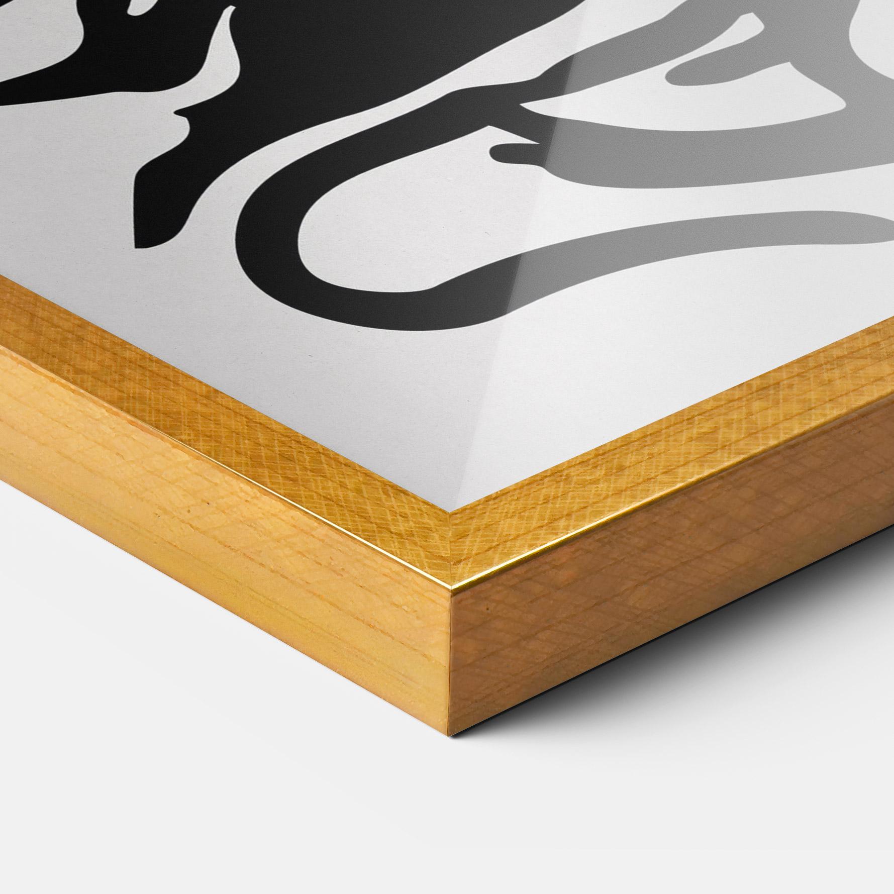 Keretezett Poszter Orange Grey Drink mockup 3