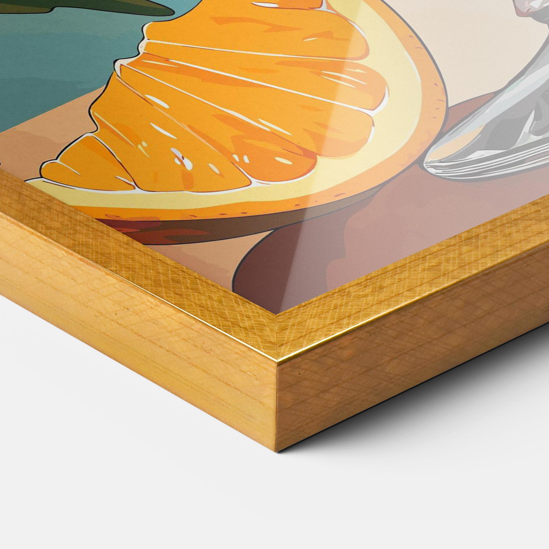 Keretezett Poszter Sunrise Cocktail mockup 3