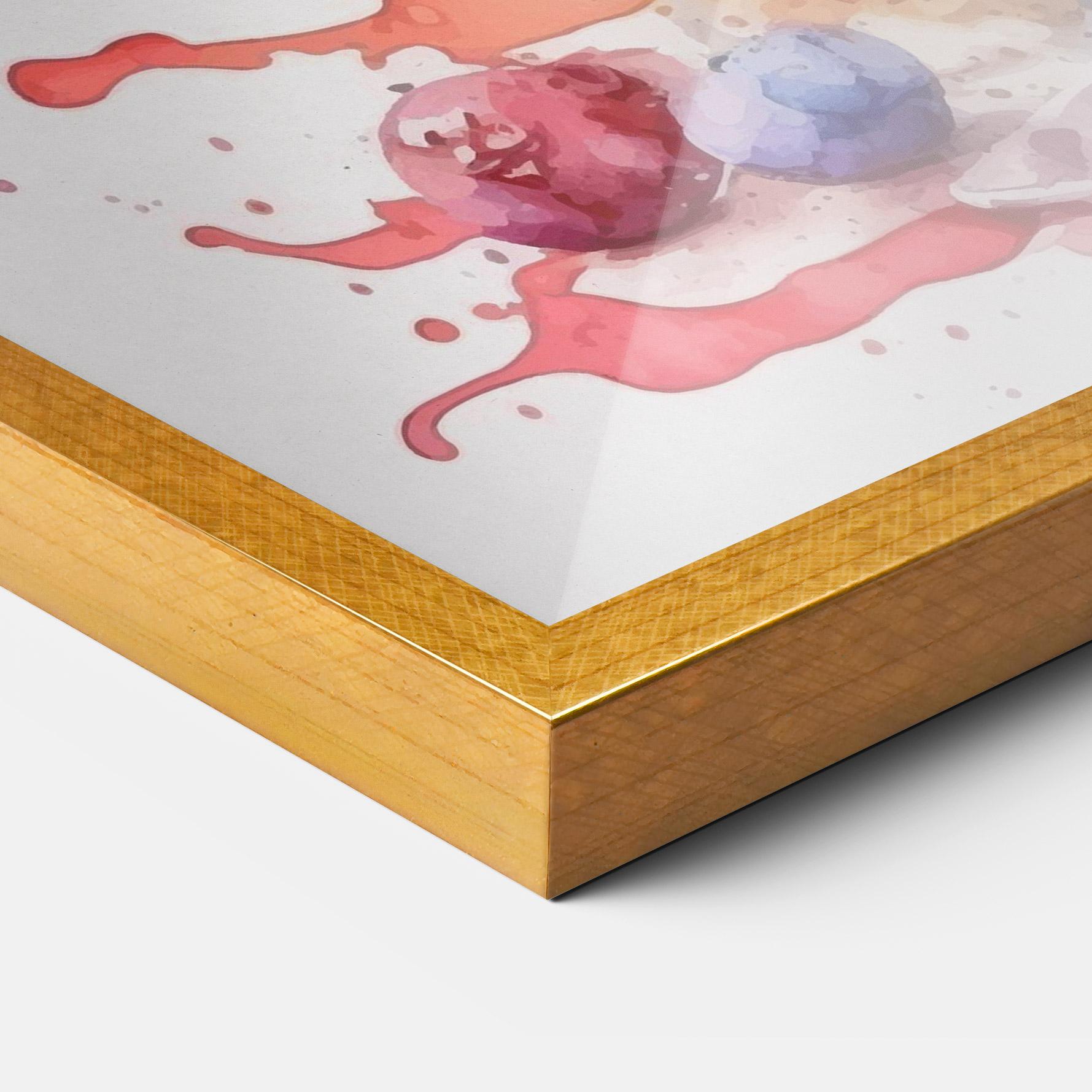 Keretezett Poszter Watercolor Juice mockup 3