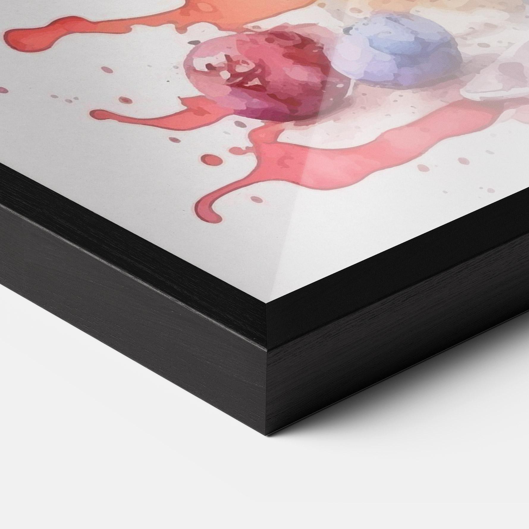 Keretezett Poszter Watercolor Juice mockup 3