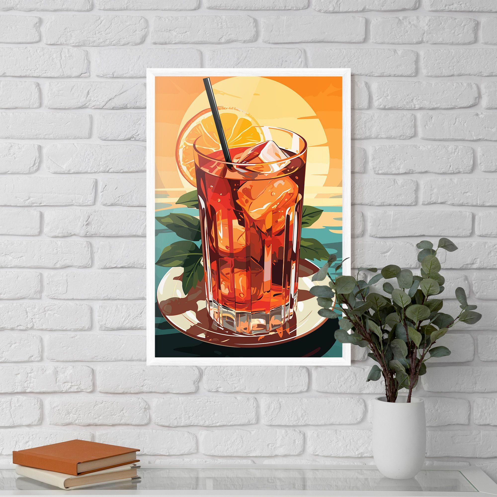 Sunset Cocktail mockup 5