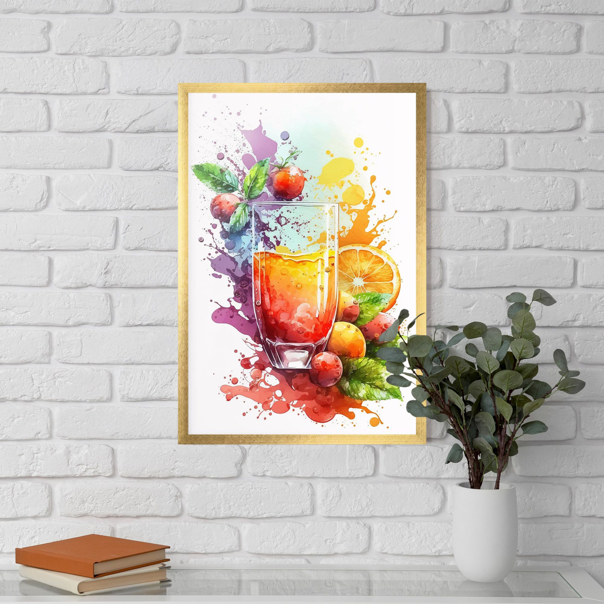 Watercolor Drink mockup 5