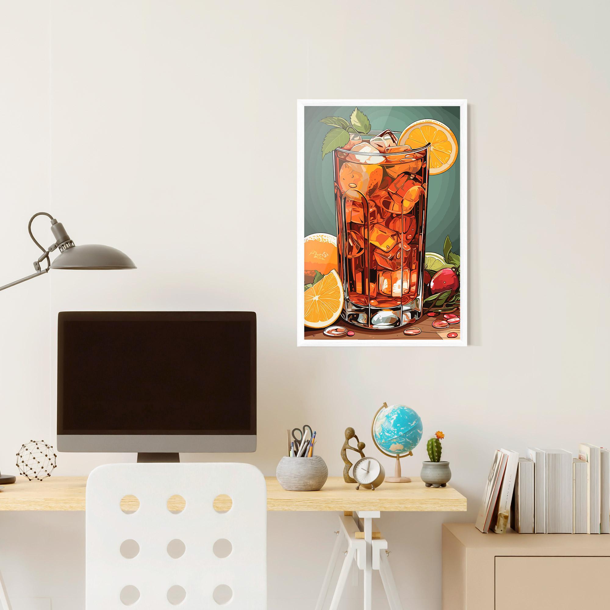 Keretezett Poszter Brown Cocktail mockup 6