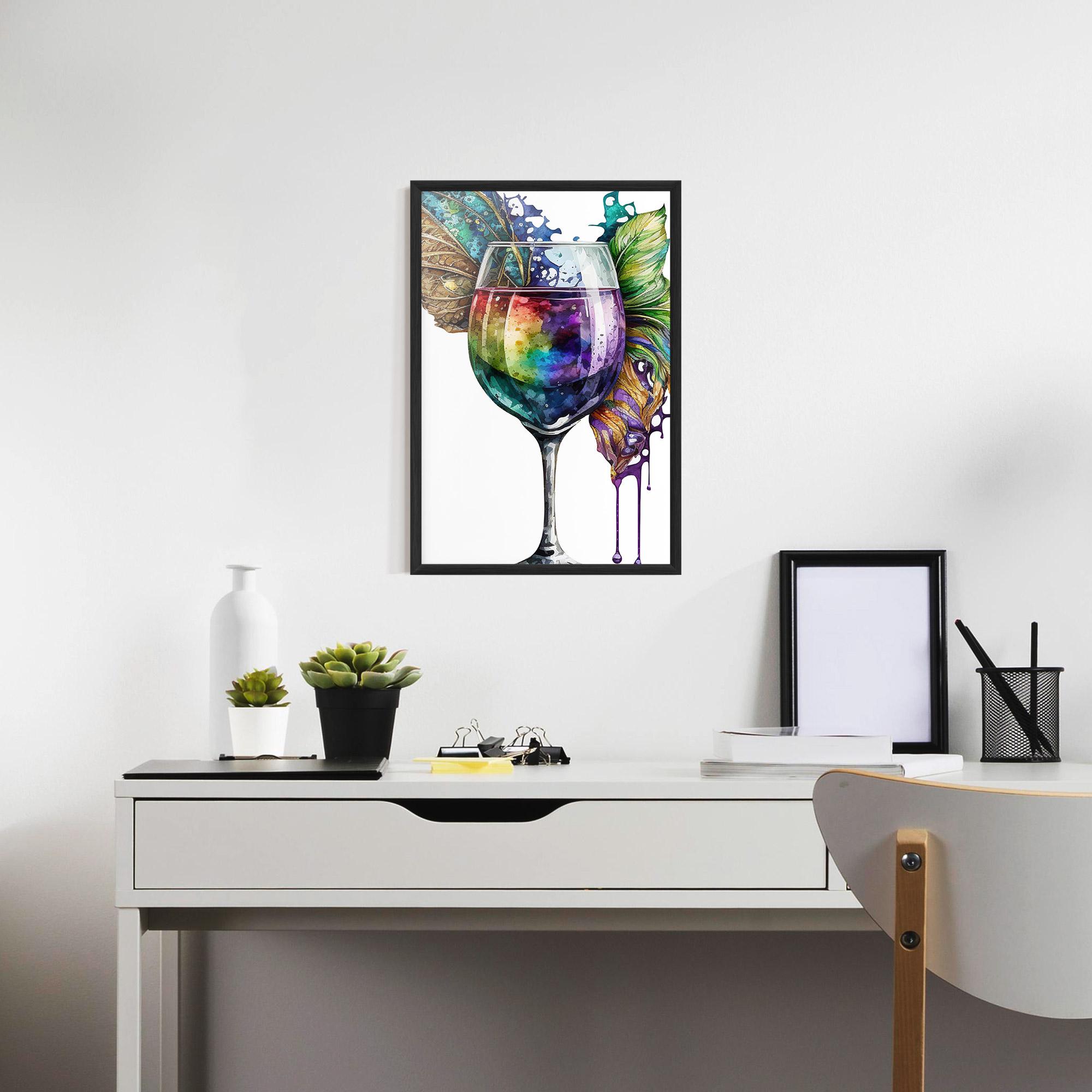 Keretezett Poszter Colorful Drink mockup 7