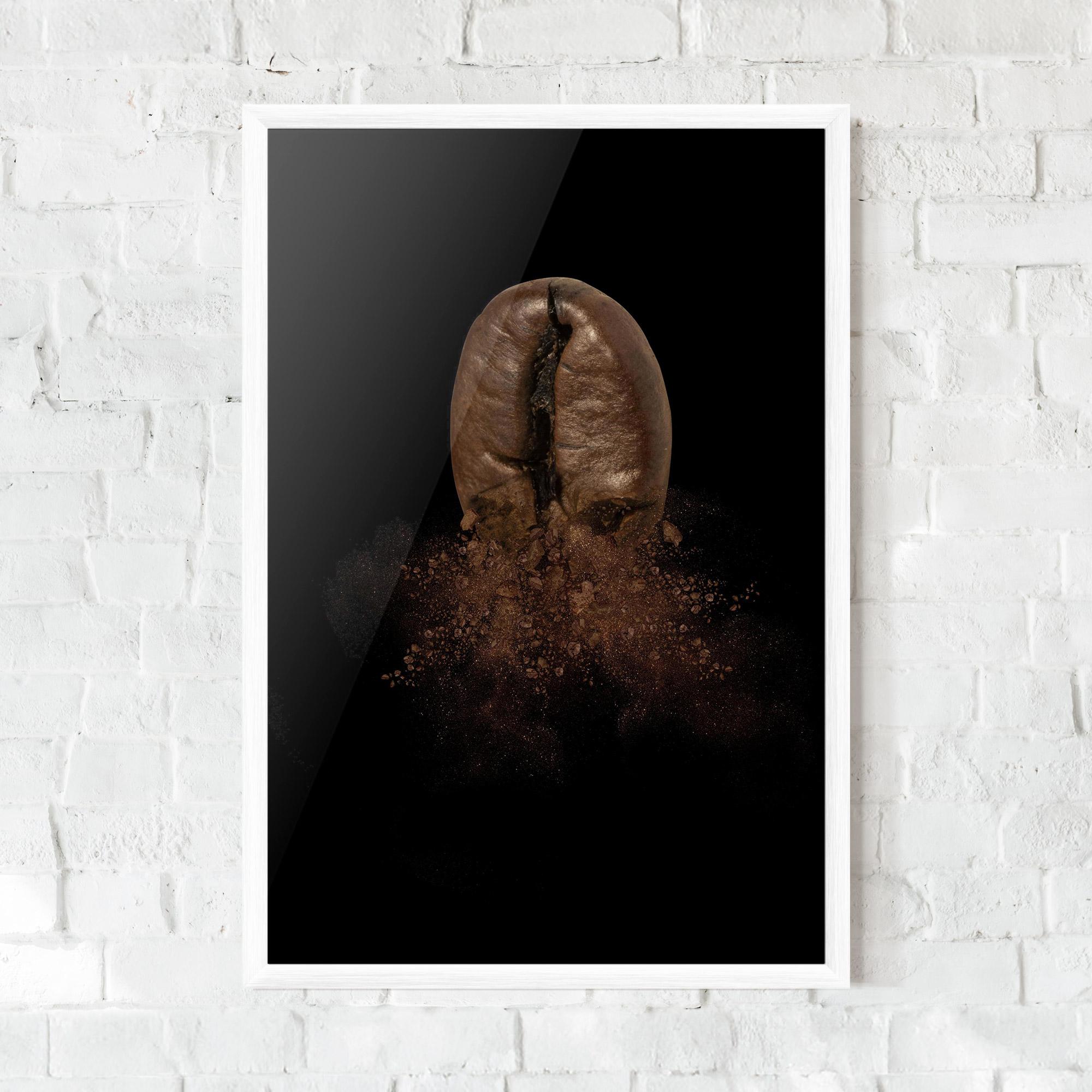 Keretezett Poszter Coffee Bean Explosion mockup 0