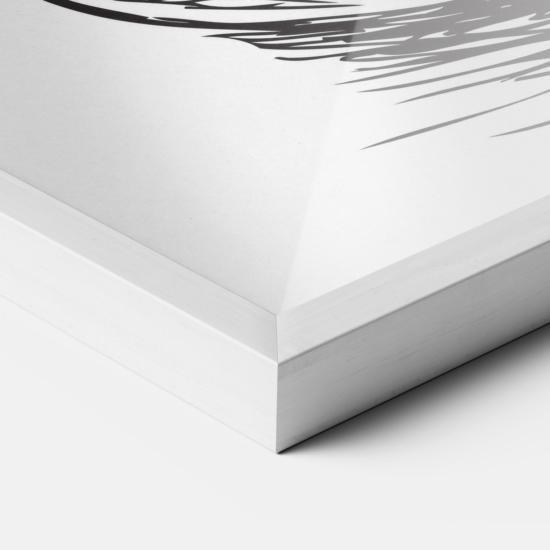 Keretezett Poszter Coffee Serving mockup 3